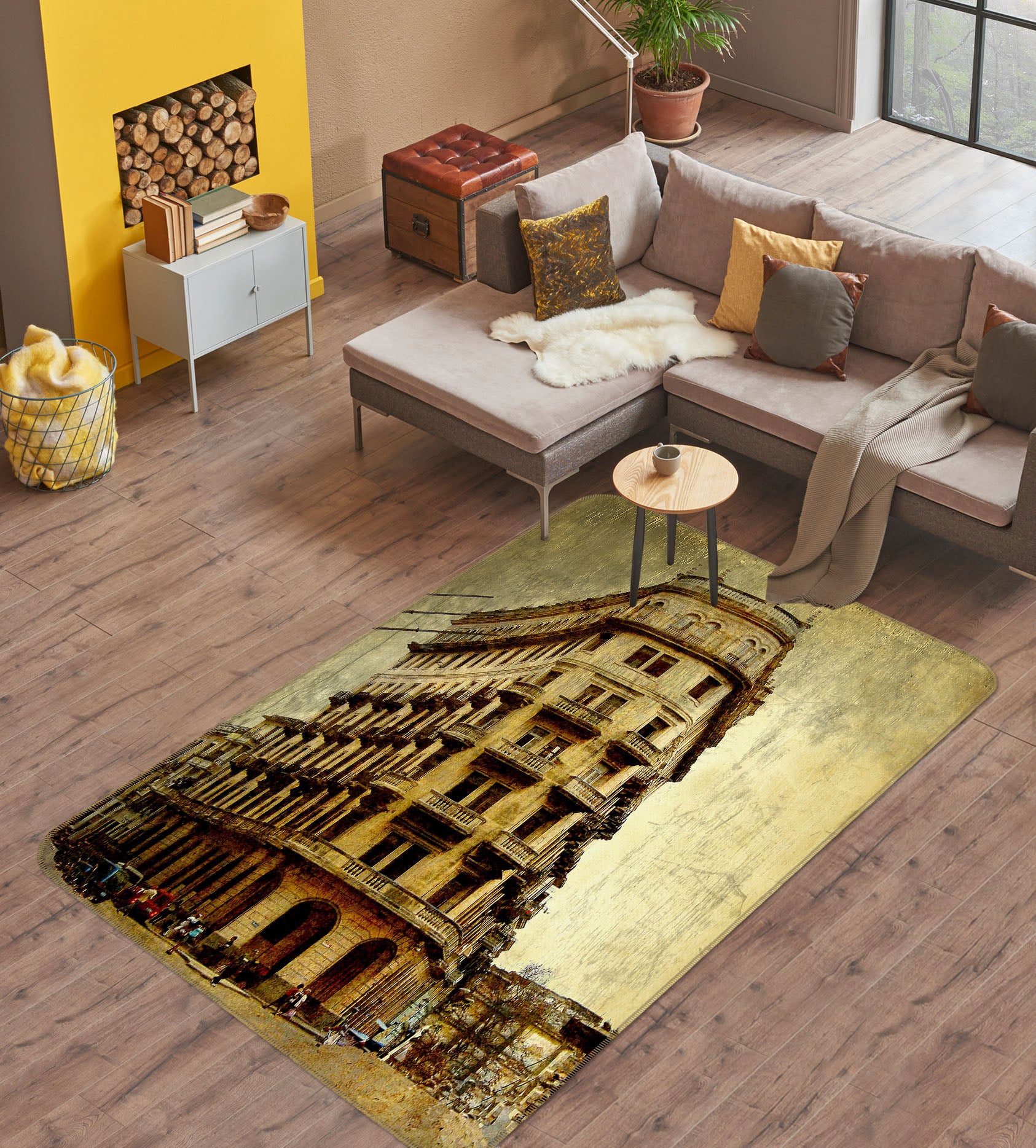 3D Building 32151 Non Slip Rug Mat