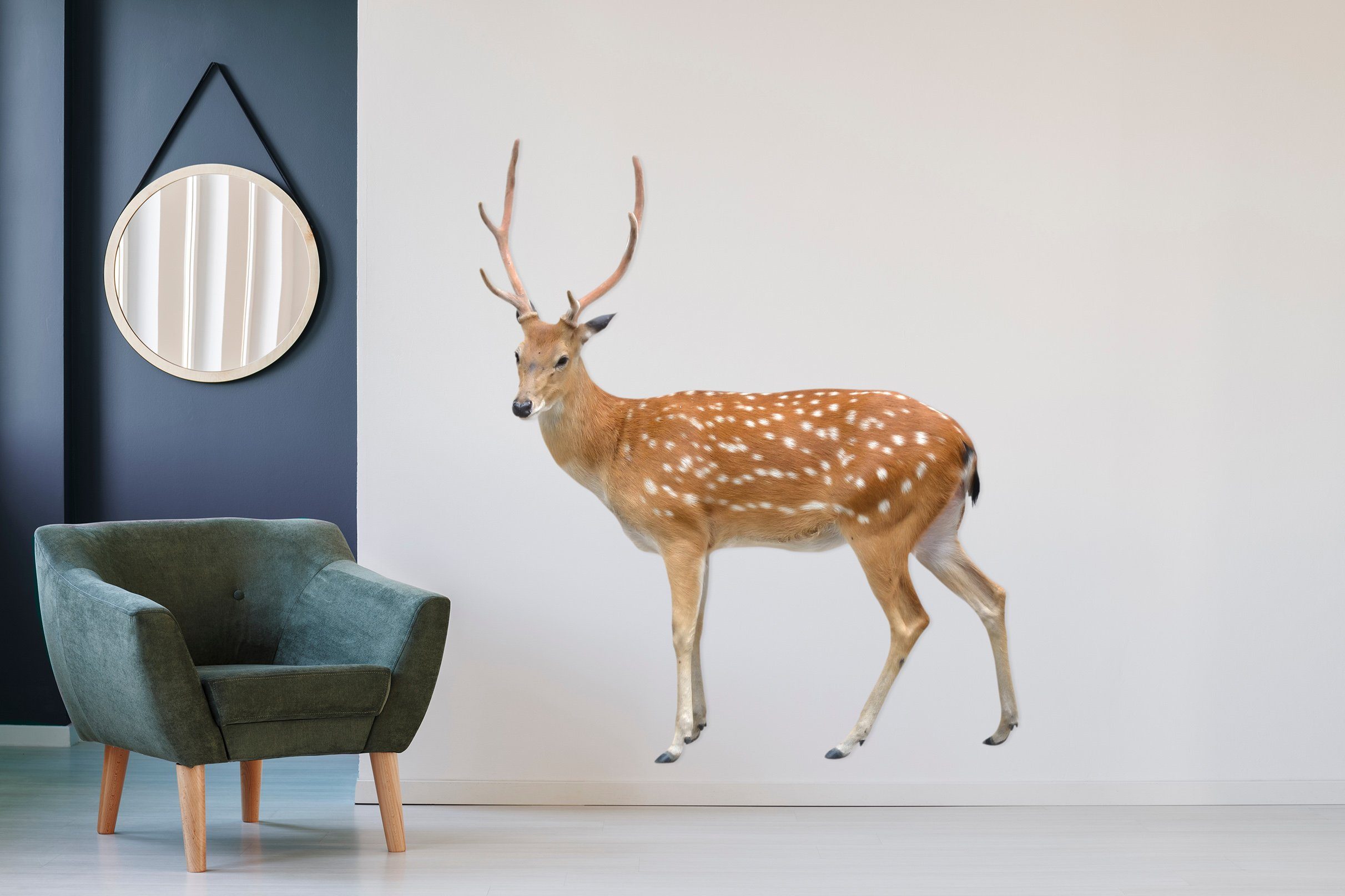 3D Sika Deer 079 Animals Wall Stickers Wallpaper AJ Wallpaper
