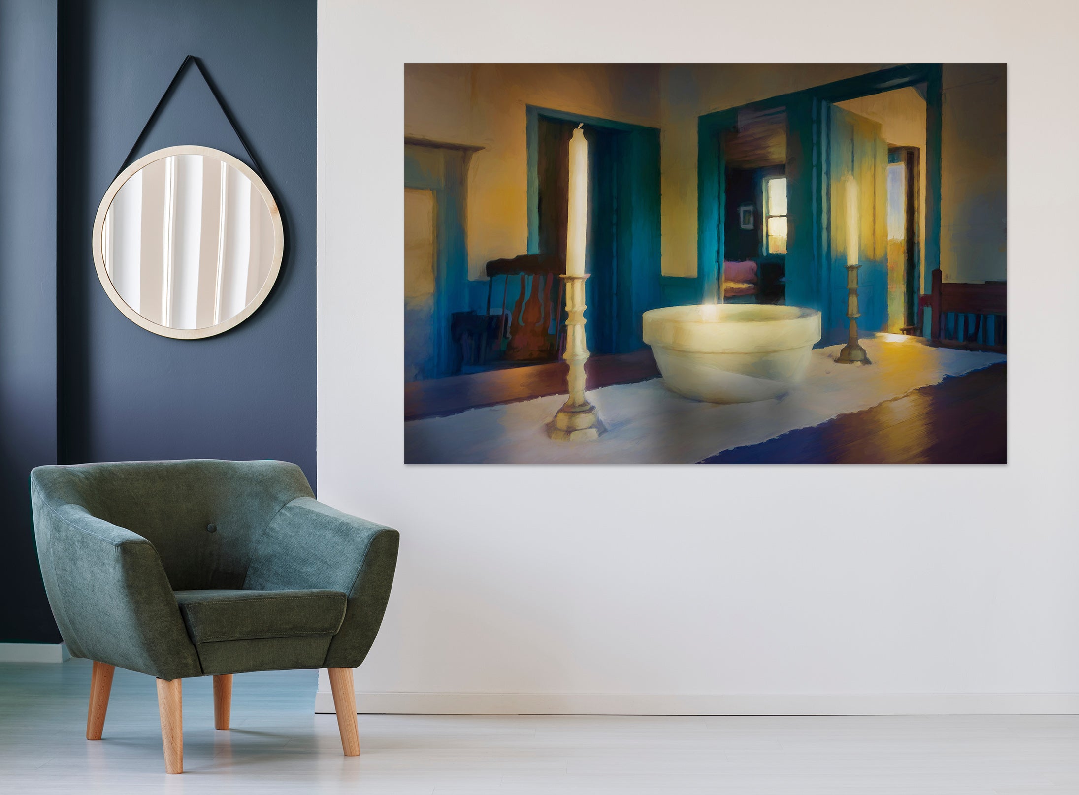 3D Room Candle 4020 Beth Sheridan Wall Sticker