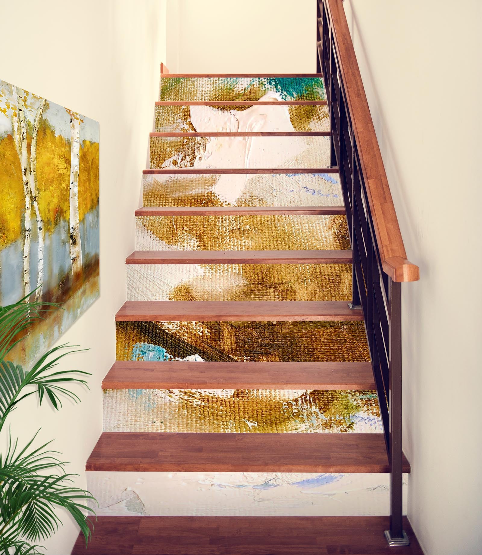 3D Yellow Pigment 2020 Skromova Marina Stair Risers
