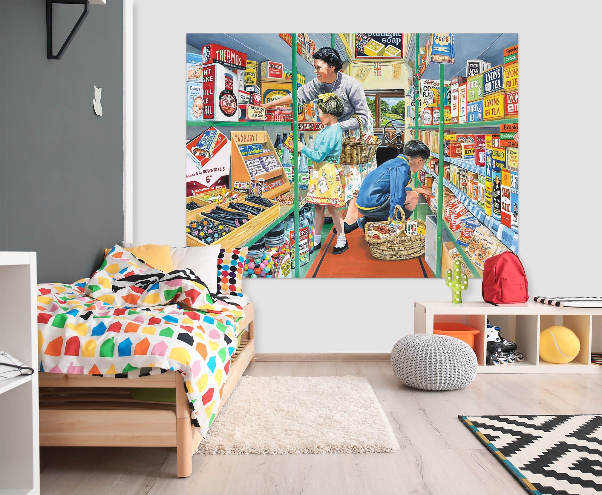 3D In The Mobile Shop 042 Trevor Mitchell Wall Sticker Wallpaper AJ Wallpaper 2