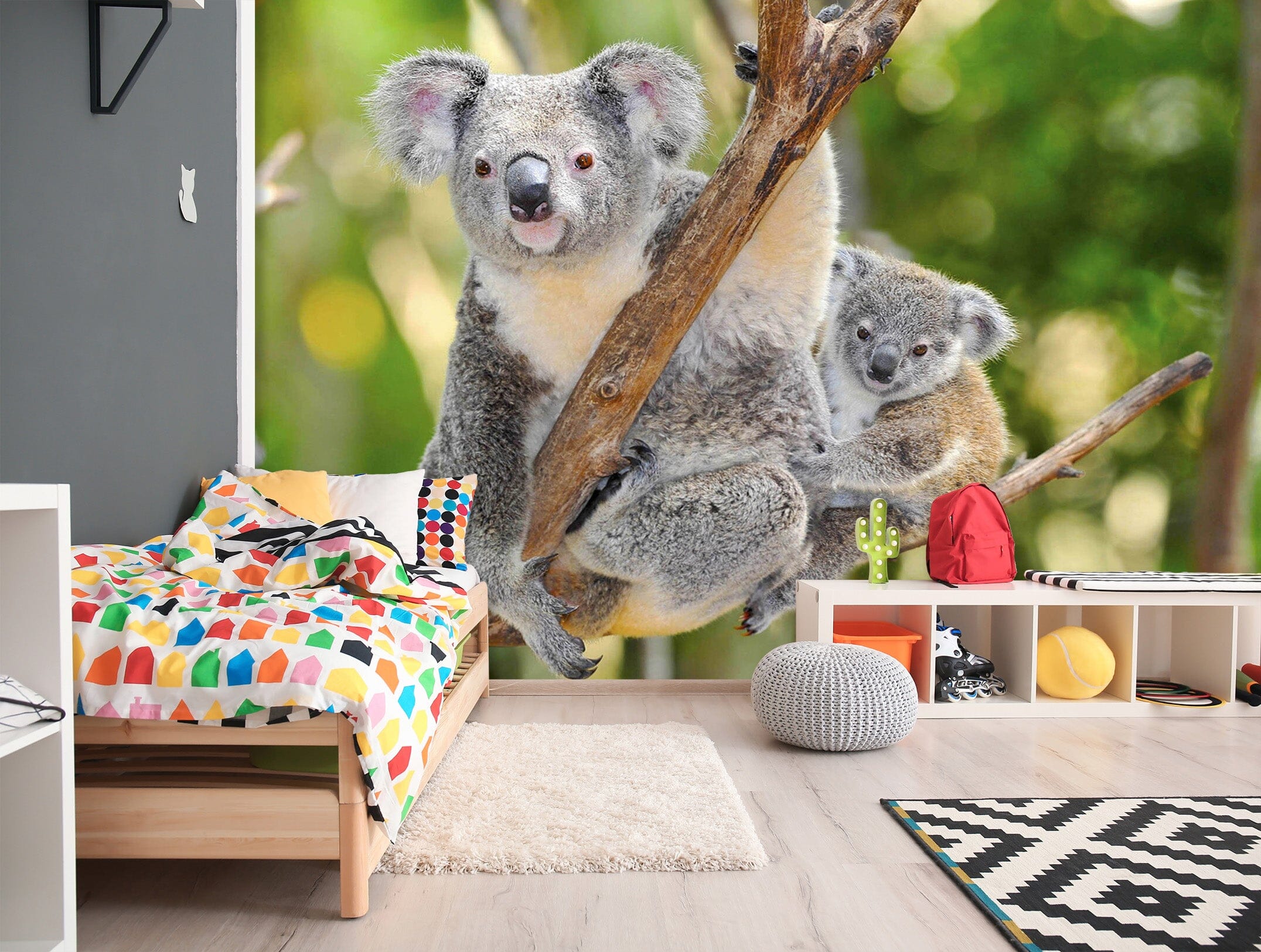 3D Koala Bear 310 Wall Murals Wallpaper AJ Wallpaper 2