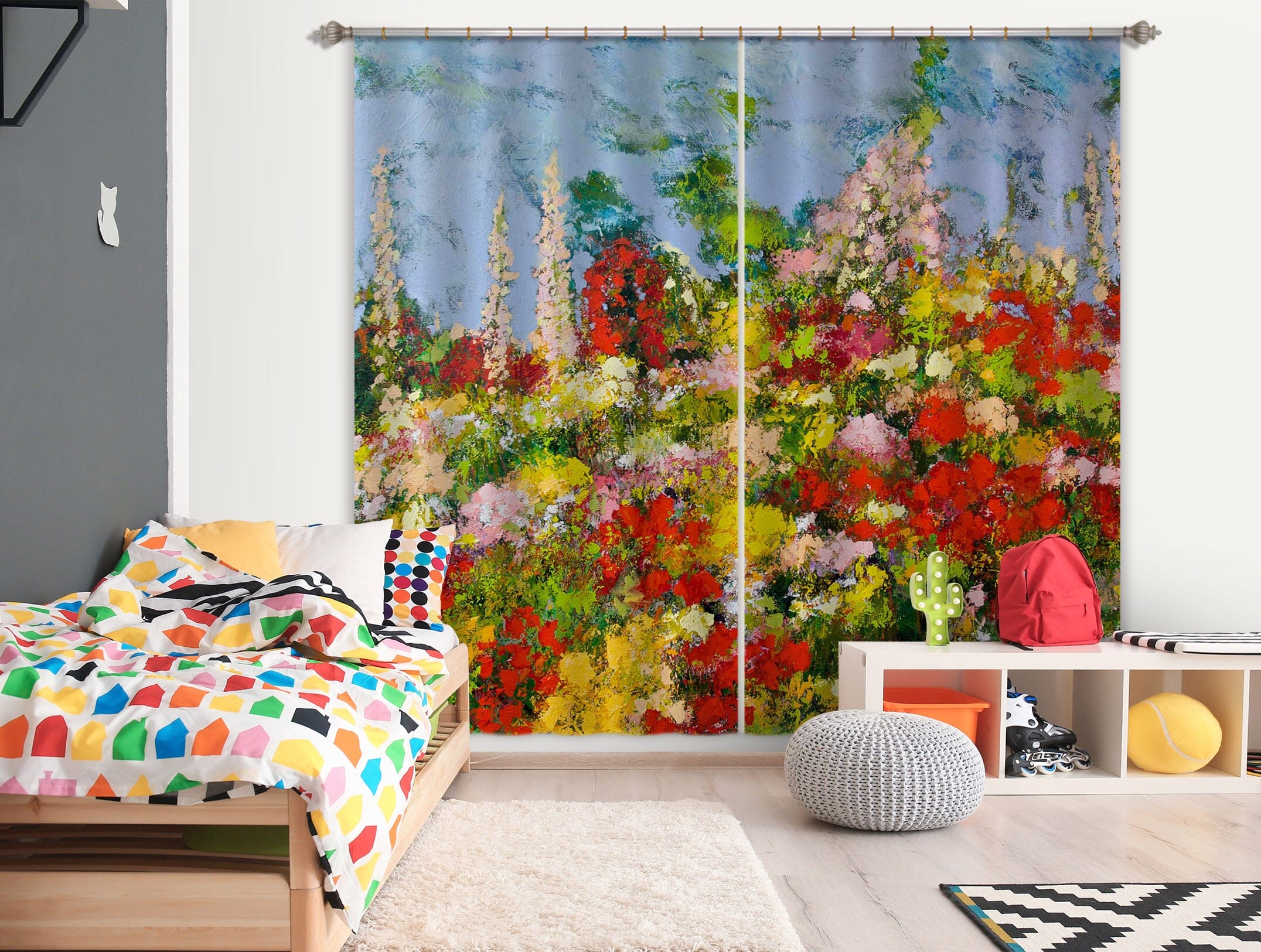 3D Forest Garden 193 Allan P. Friedlander Curtain Curtains Drapes Curtains AJ Creativity Home