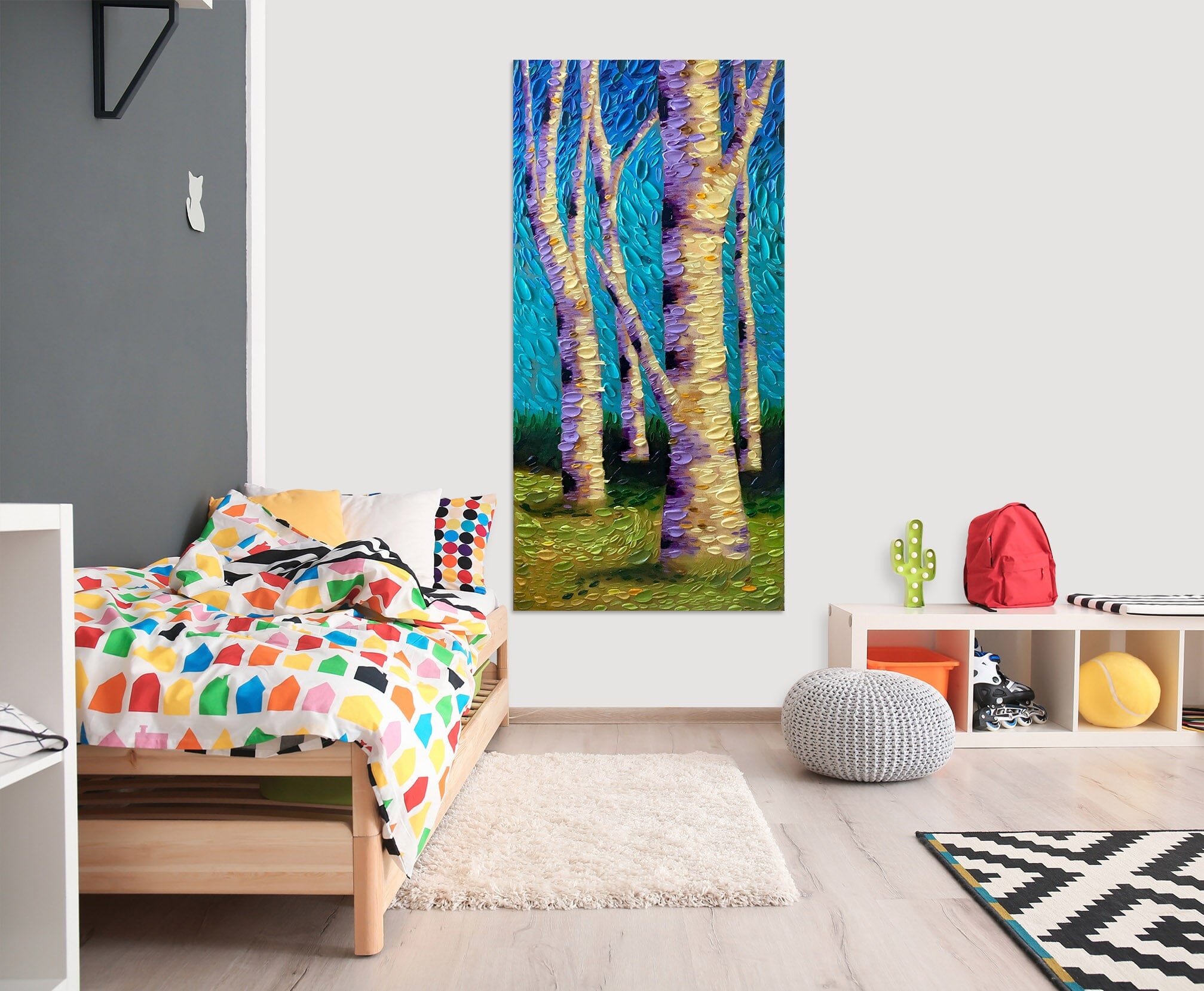 3D Garden Branches Mystery 002 Dena Tollefson Wall Sticker Wallpaper AJ Wallpaper 2