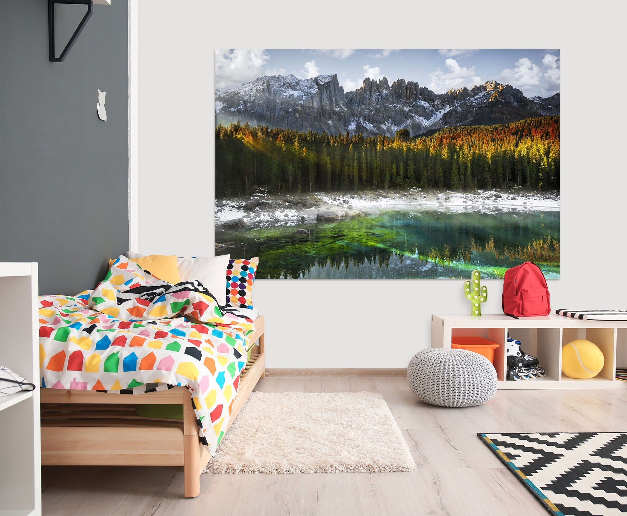 3D Lake Forest 117 Marco Carmassi Wall Sticker Wallpaper AJ Wallpaper 2