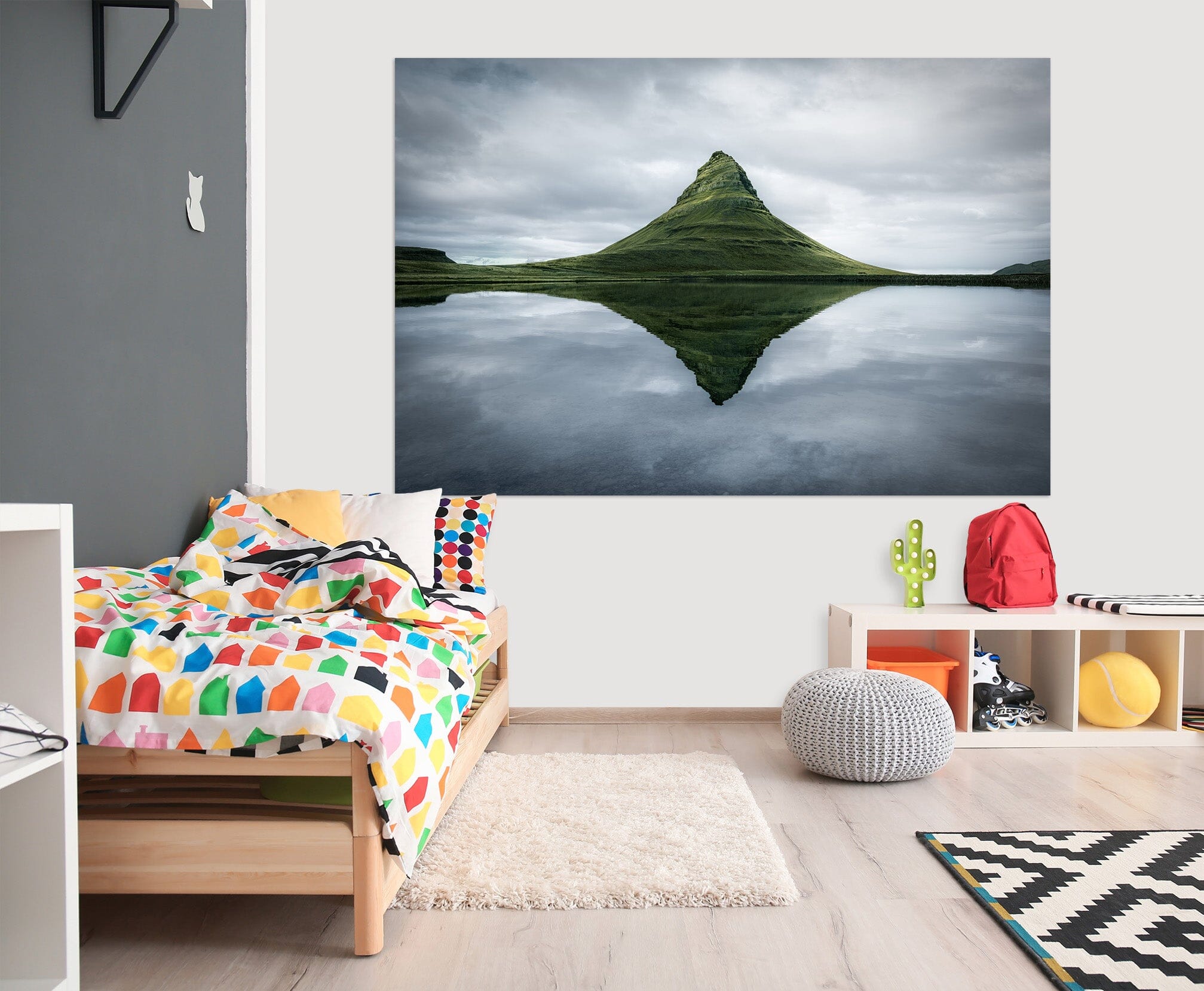 3D Mountain River 168 Marco Carmassi Wall Sticker Wallpaper AJ Wallpaper 2