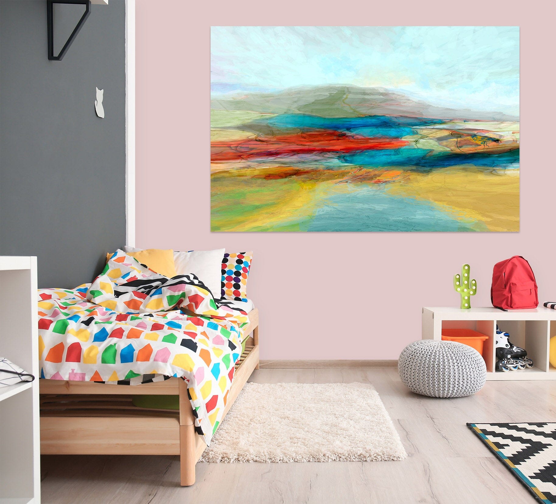 3D Color Art 048 Michael Tienhaara Wall Sticker Wallpaper AJ Wallpaper 2