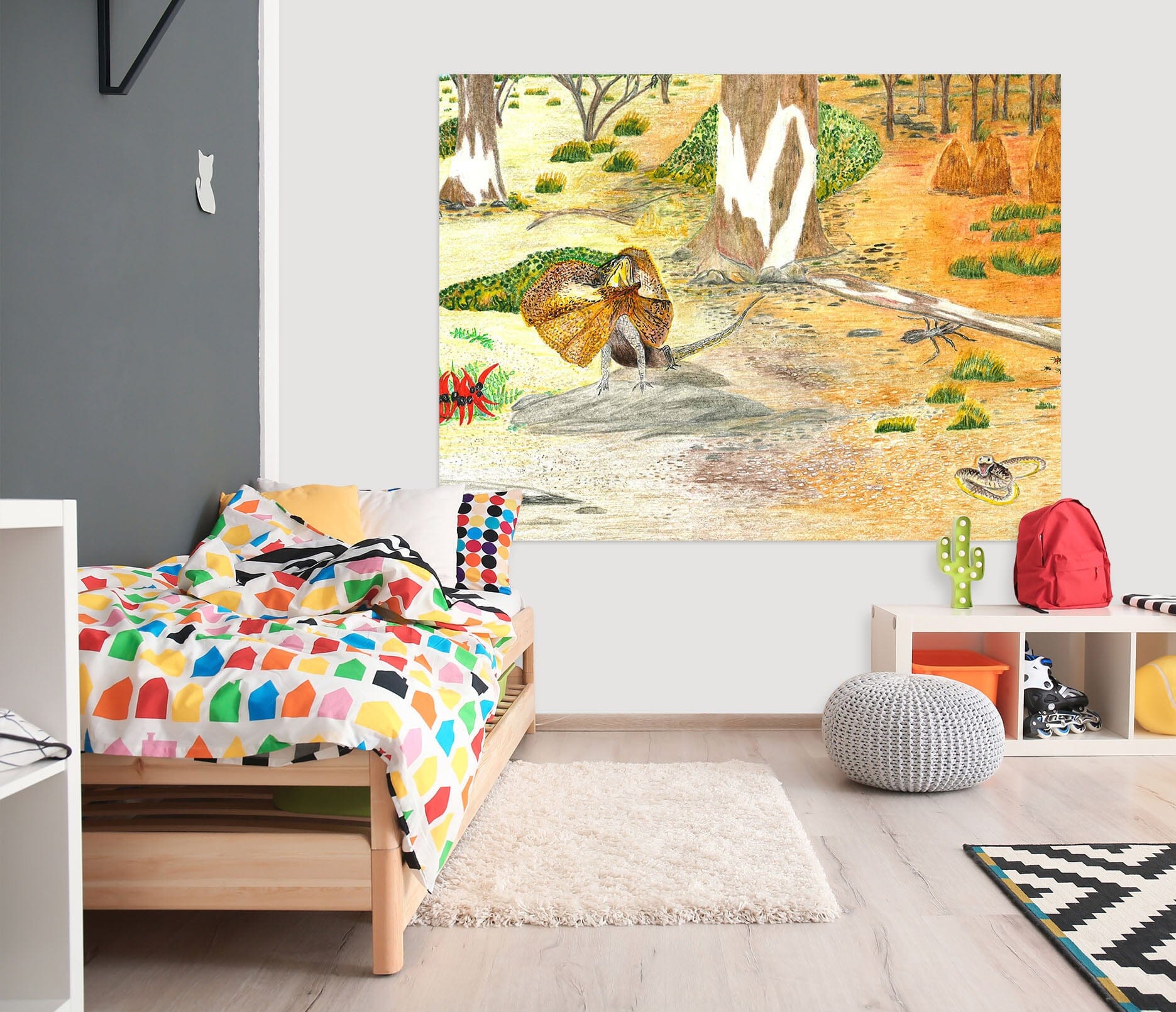 3D Desert Bird 019 Michael Sewell Wall Sticker Wallpaper AJ Wallpaper 2