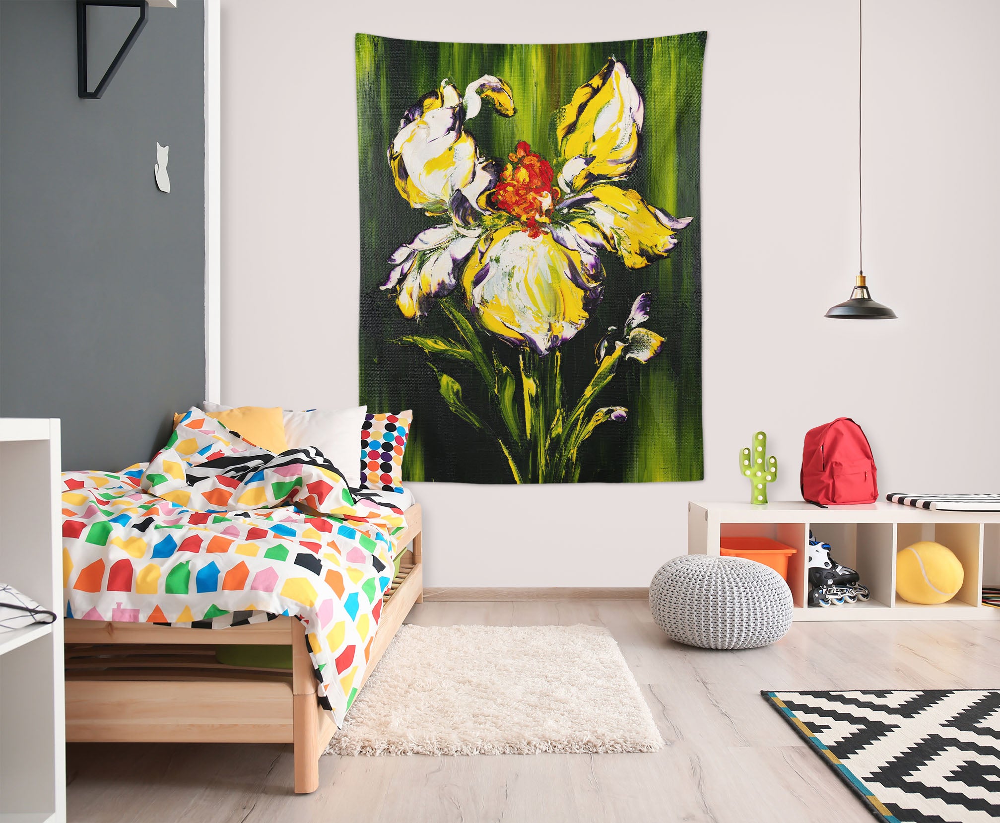 3D Yellow Flower 3699 Skromova Marina Tapestry Hanging Cloth Hang