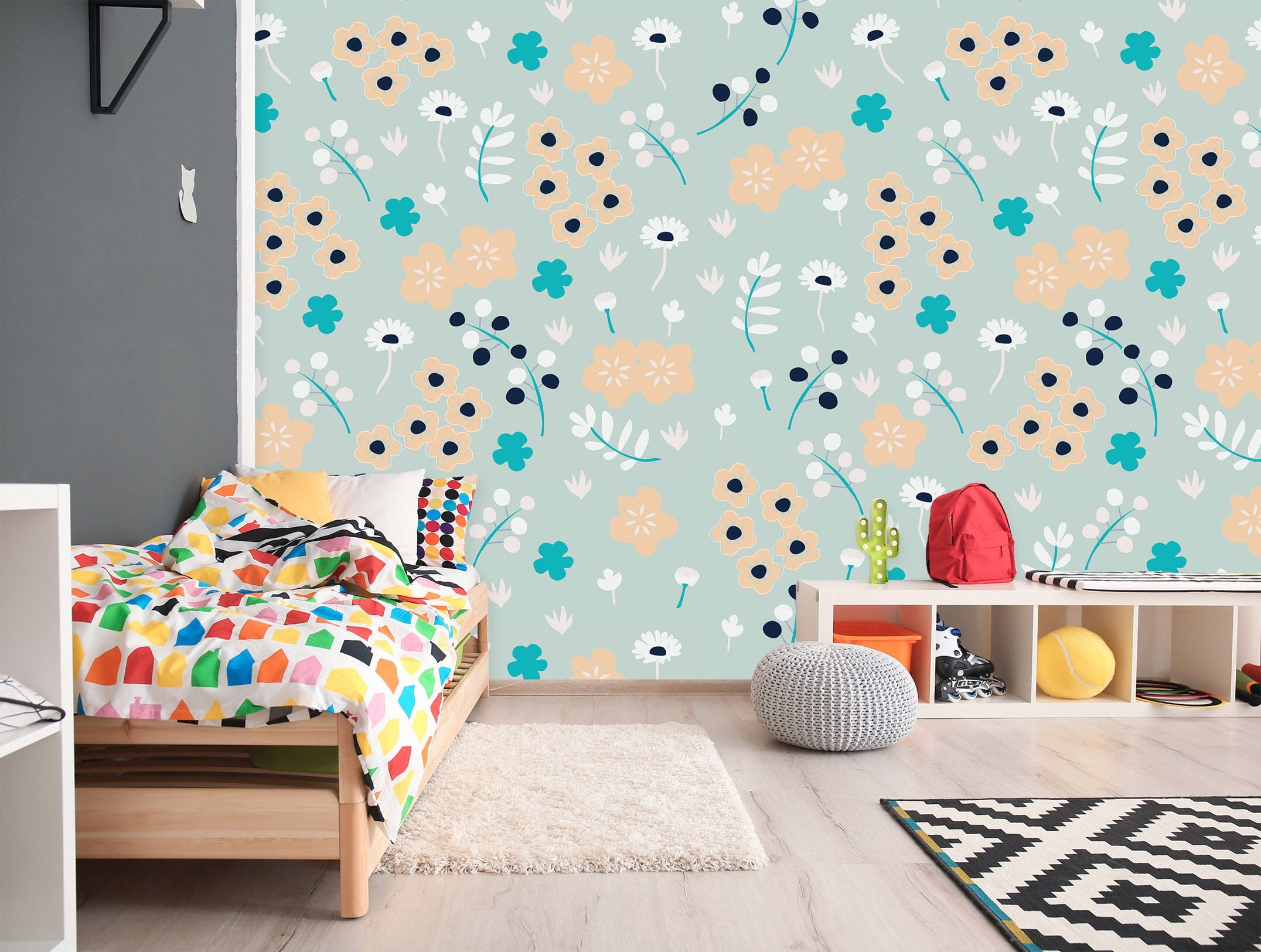 3D Cute Pattern 1406 Jillian Helvey Wall Mural Wall Murals Wallpaper AJ Wallpaper 2