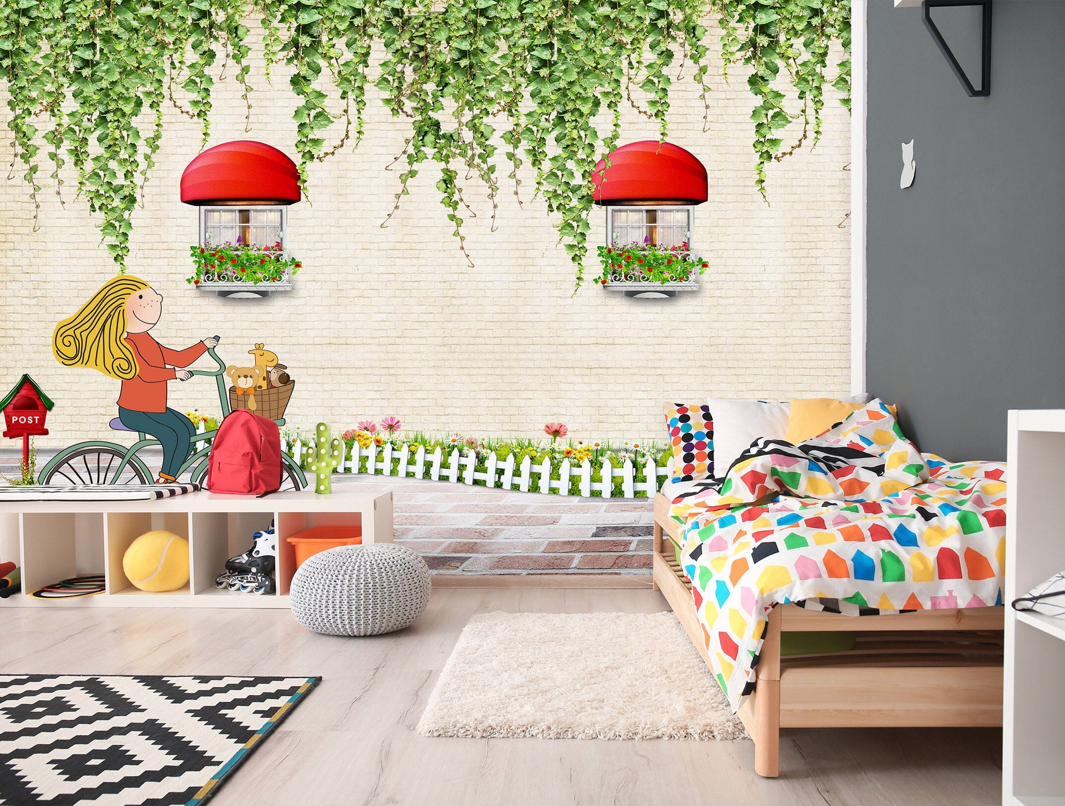 3D Spring Gazebo 015 Wall Murals Wallpaper AJ Wallpaper 2
