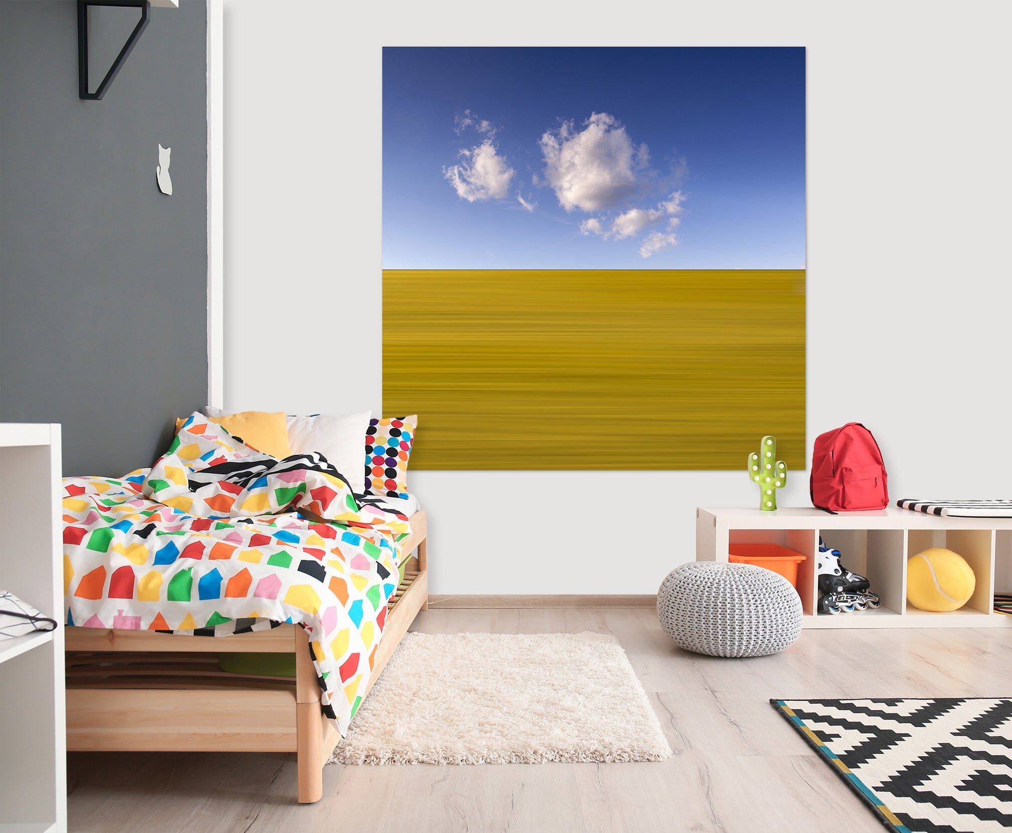 3D Green Meadow 104 Marco Carmassi Wall Sticker Wallpaper AJ Wallpaper 2