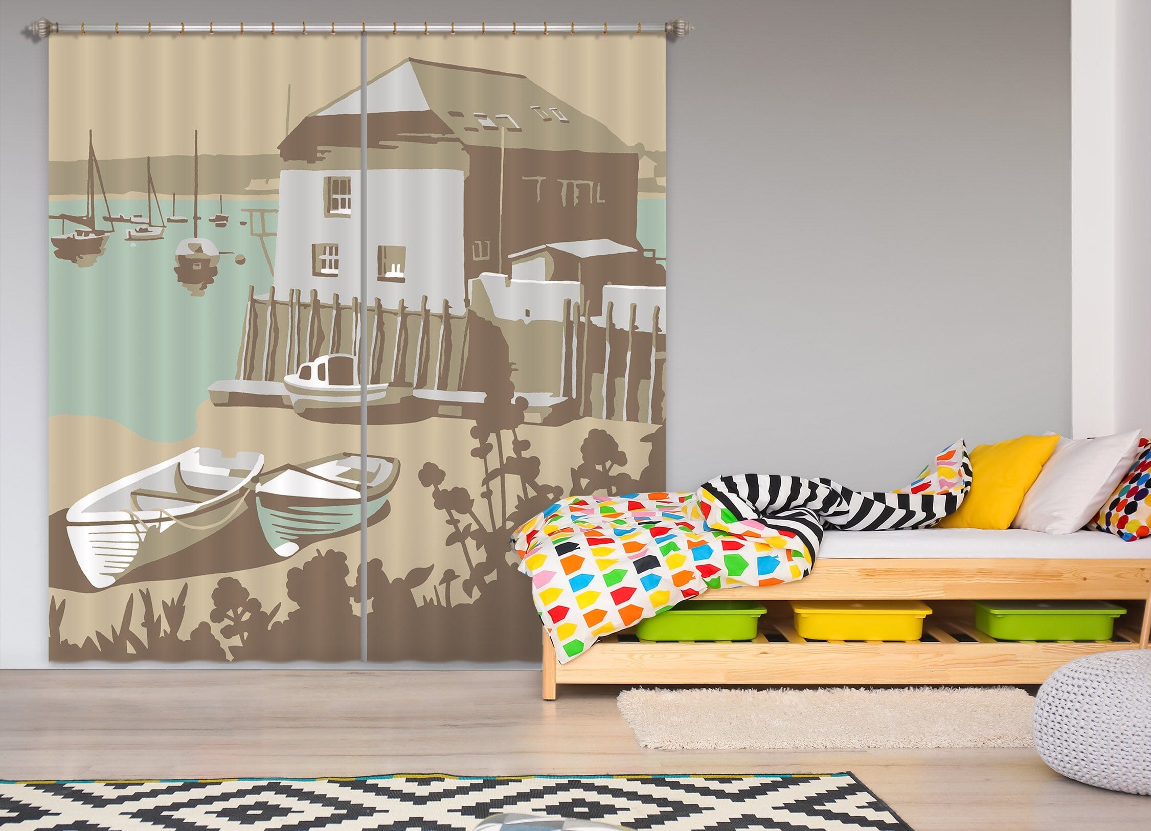 3D Rock 137 Steve Read Curtain Curtains Drapes Curtains AJ Creativity Home