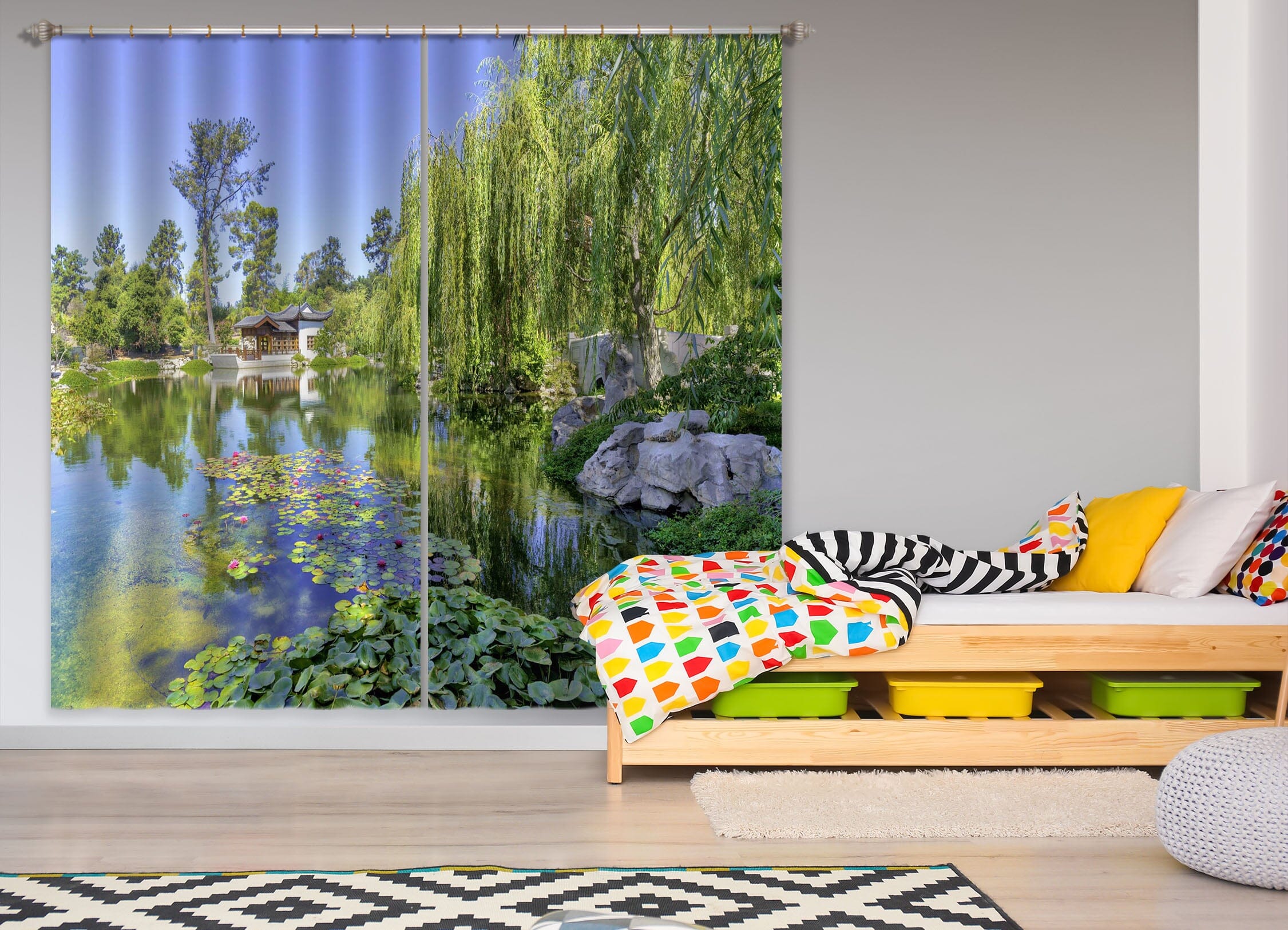 3D Spring Park 073 Marco Carmassi Curtain Curtains Drapes Curtains AJ Creativity Home