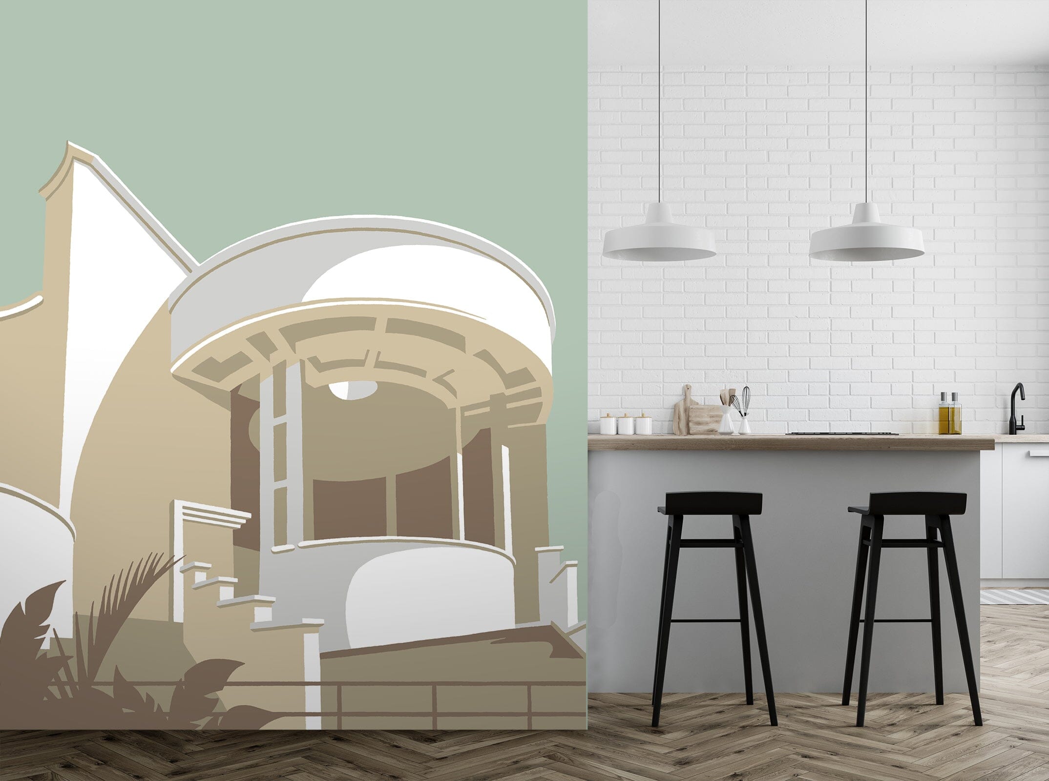 3D Tate St Ives 1073 Steve Read Wall Mural Wall Murals Wallpaper AJ Wallpaper 2