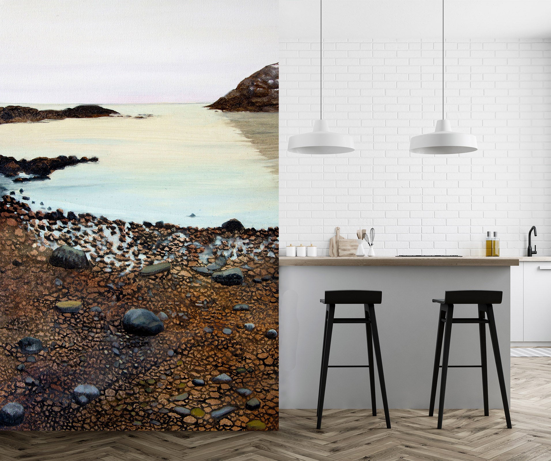 3D Waterside 11126 Matthew Holden Bates Wall Mural Wall Murals