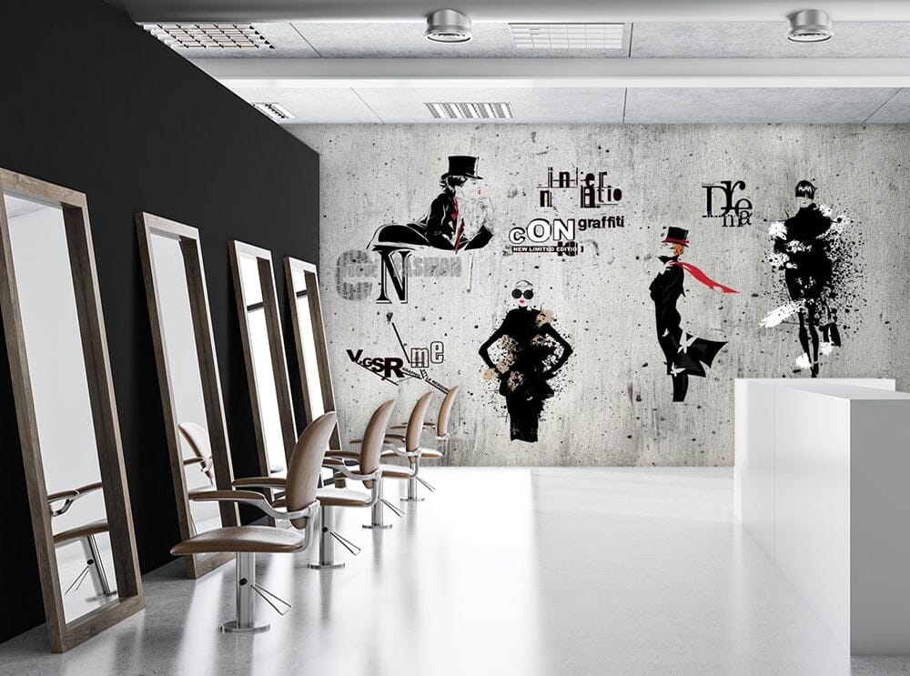 3D Haircut Shop 1526 Wall Murals Wallpaper AJ Wallpaper 2