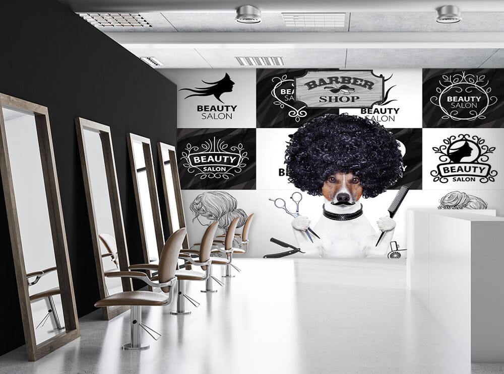 3D Cute Poodle 1534 Wall Murals Wallpaper AJ Wallpaper 2