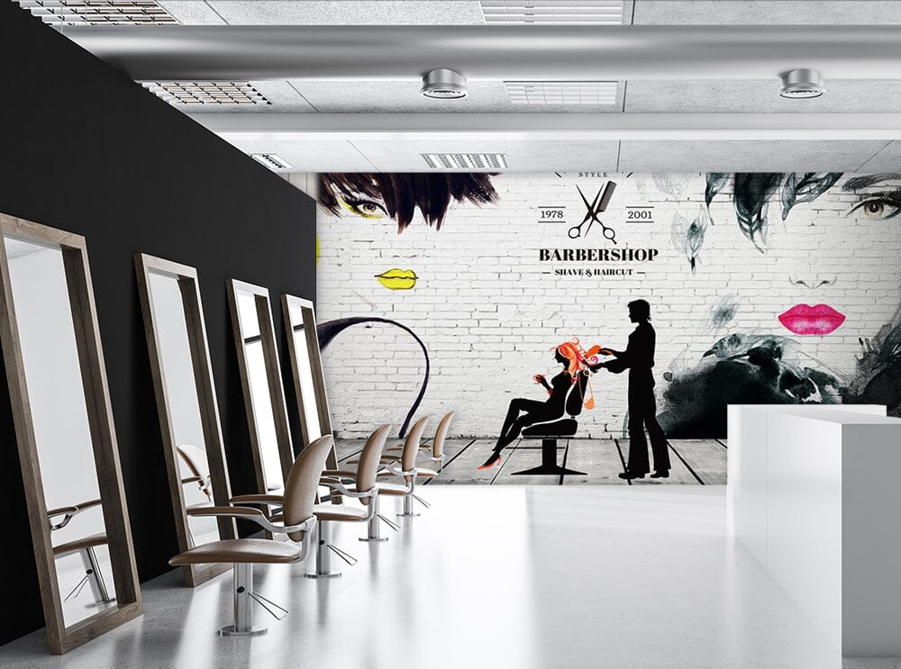 3D Customer Haircut 1528 Wall Murals Wallpaper AJ Wallpaper 2