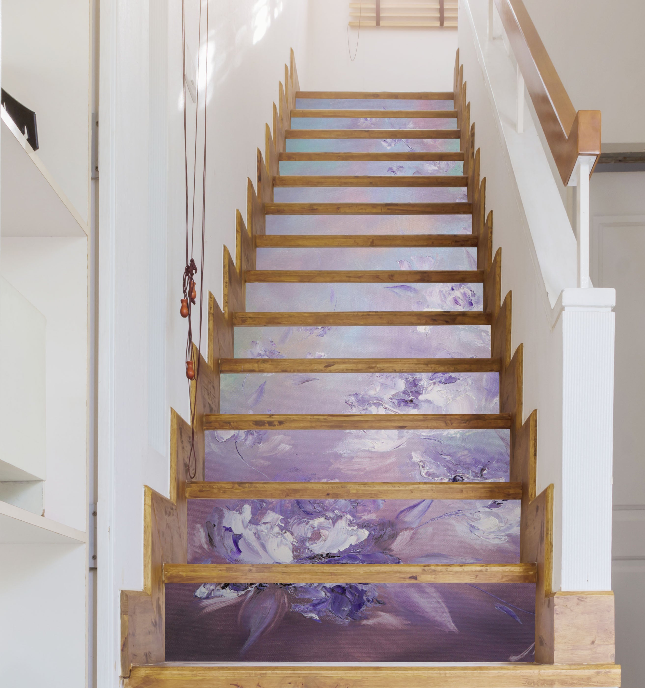 3D Beautiful Flower 2140 Skromova Marina Stair Risers