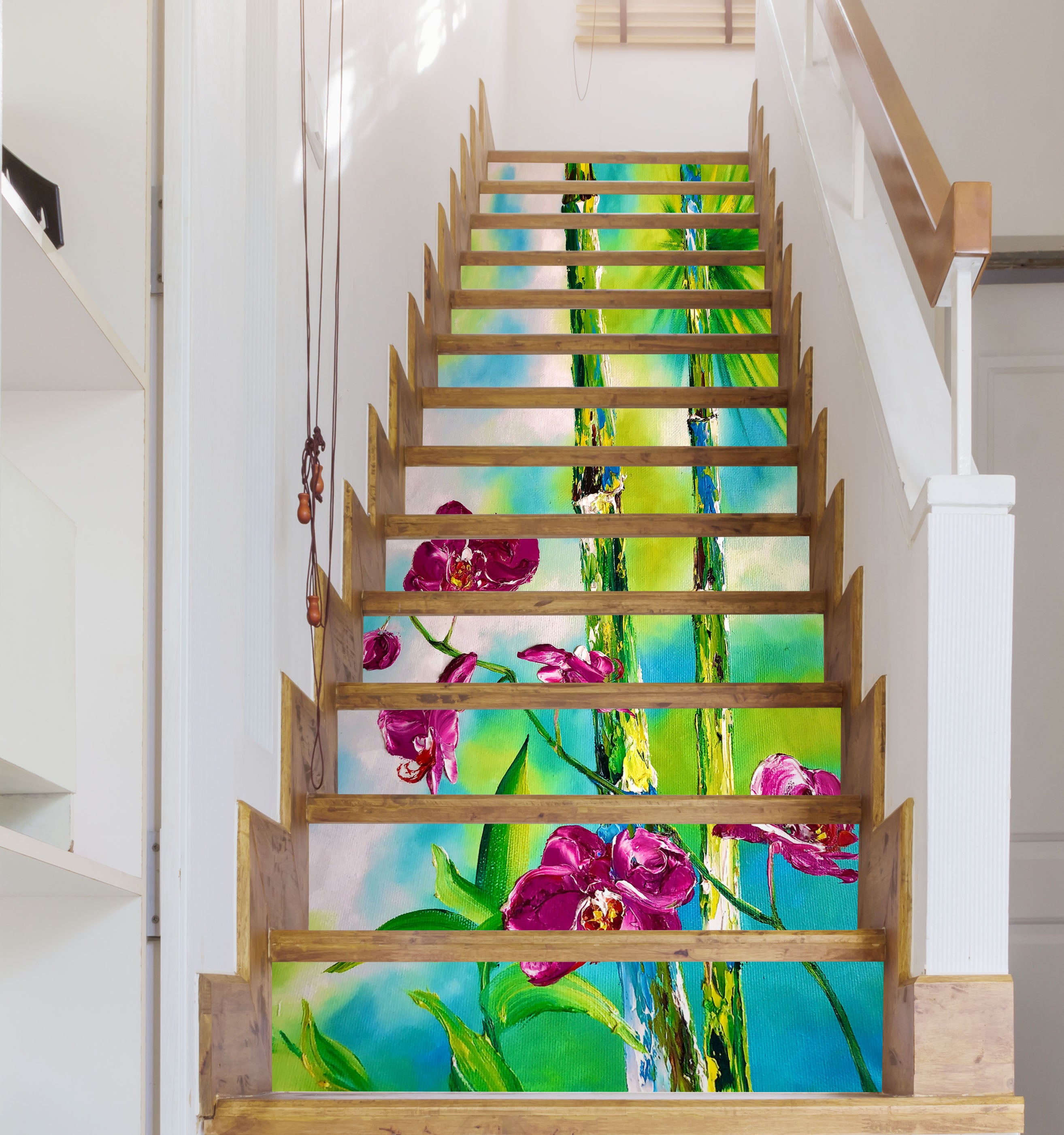 3D Bamboo Flower 2185 Skromova Marina Stair Risers