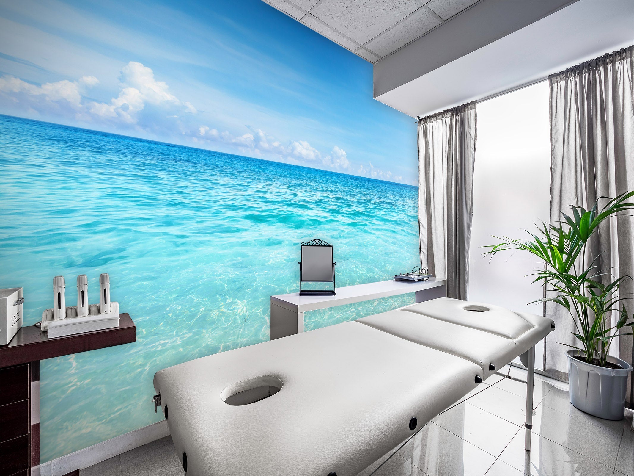3D Sea Water Flower 081 Wall Murals Wallpaper AJ Wallpaper 2