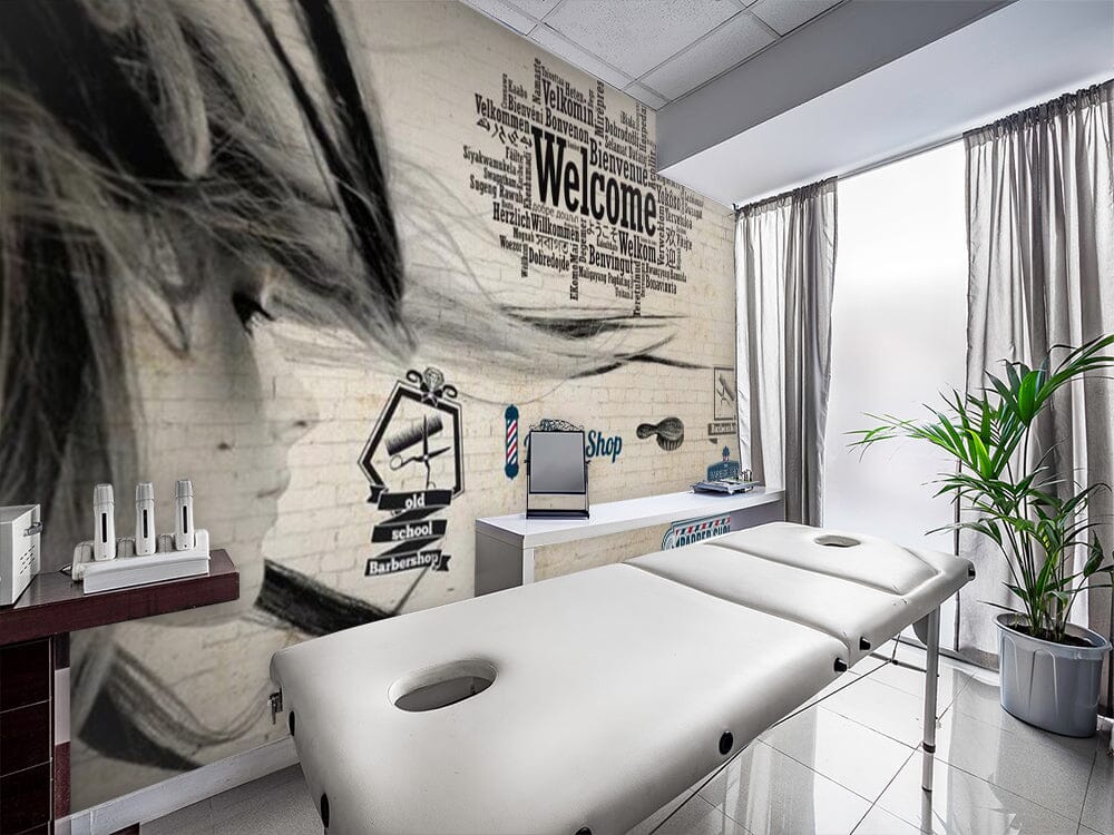 3D Splatter Hair 1537 Wall Murals Wallpaper AJ Wallpaper 2