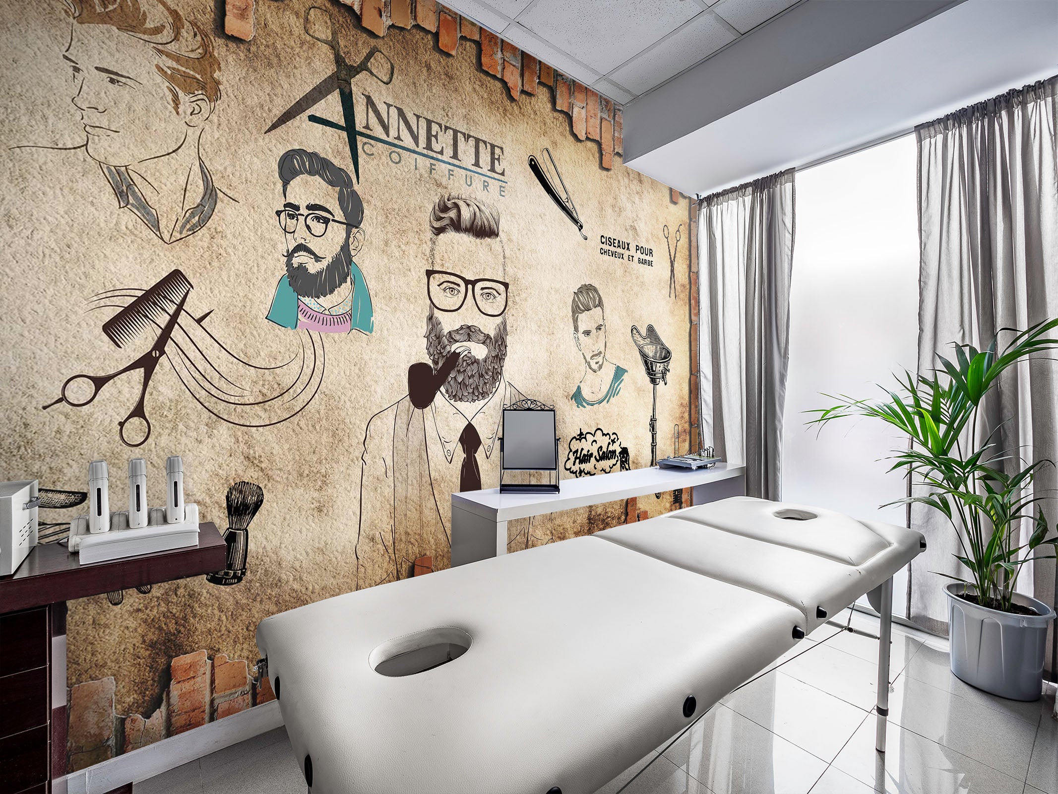 3D Man Pipe 072 Wall Murals Wallpaper AJ Wallpaper 2