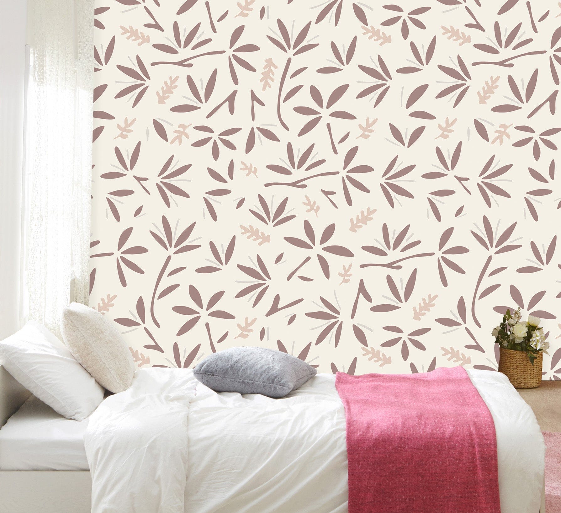 3D Small Leaves 1405 Jillian Helvey Wall Mural Wall Murals Wallpaper AJ Wallpaper 2