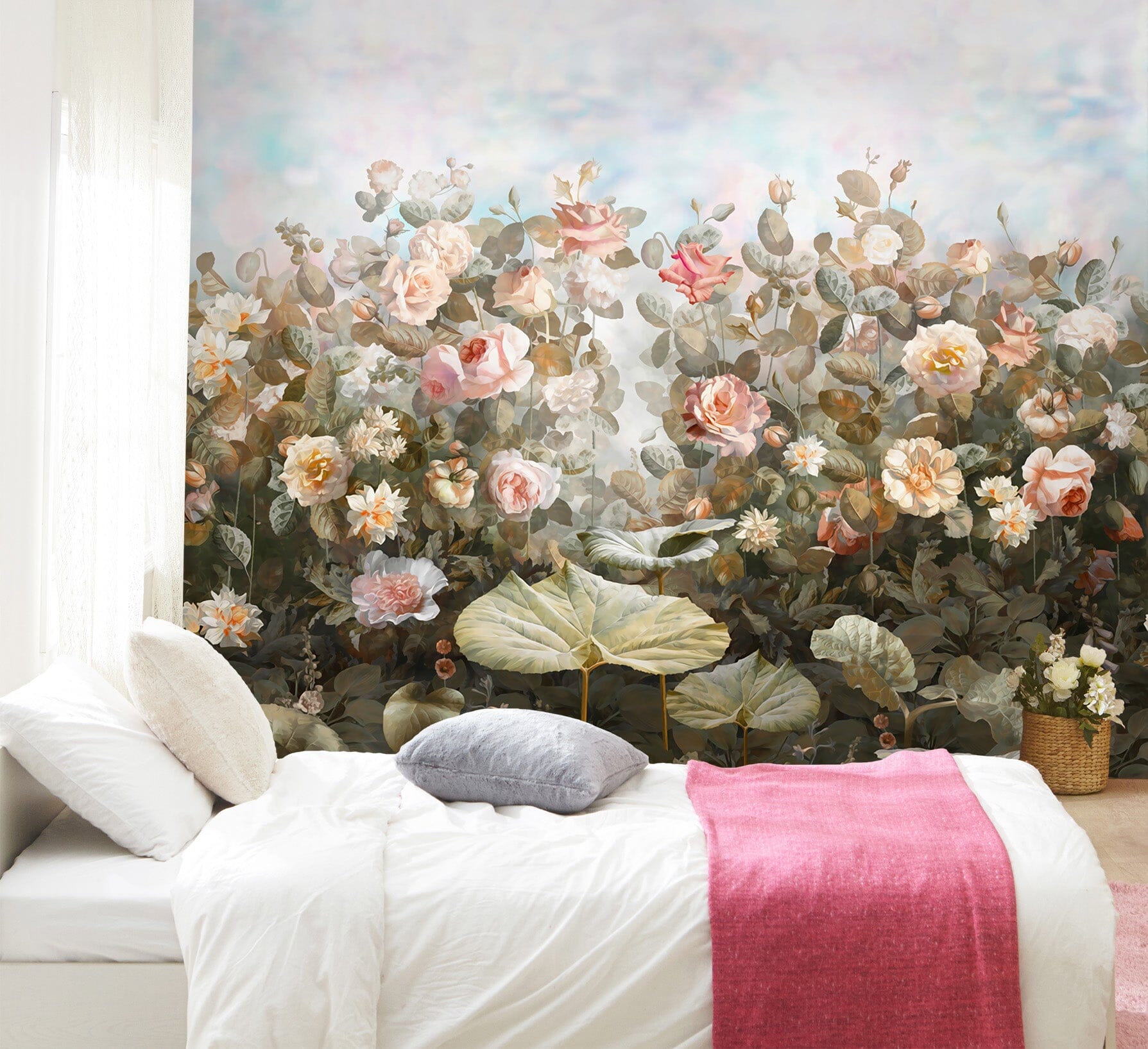3D Beautiful Lotus 1552 Wall Murals Wallpaper AJ Wallpaper 2