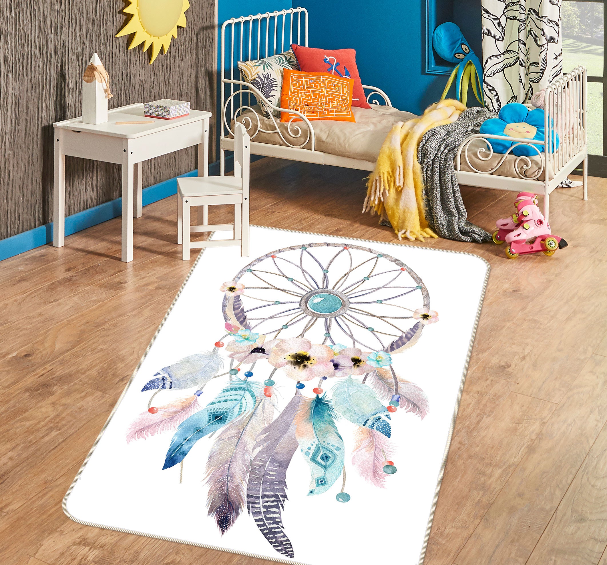 3D Dreamcatcher 37136 Non Slip Rug Mat