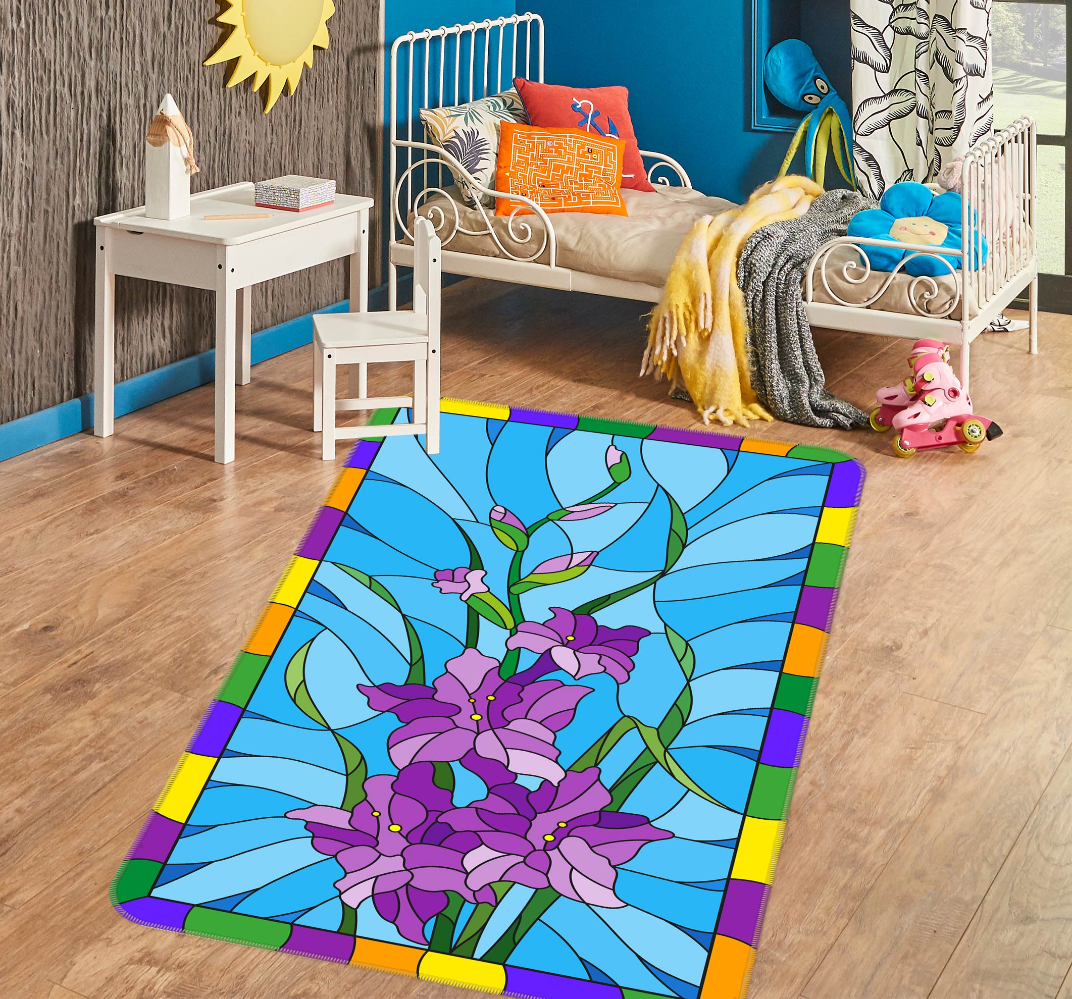 3D Pattern 33092 Non Slip Rug Mat