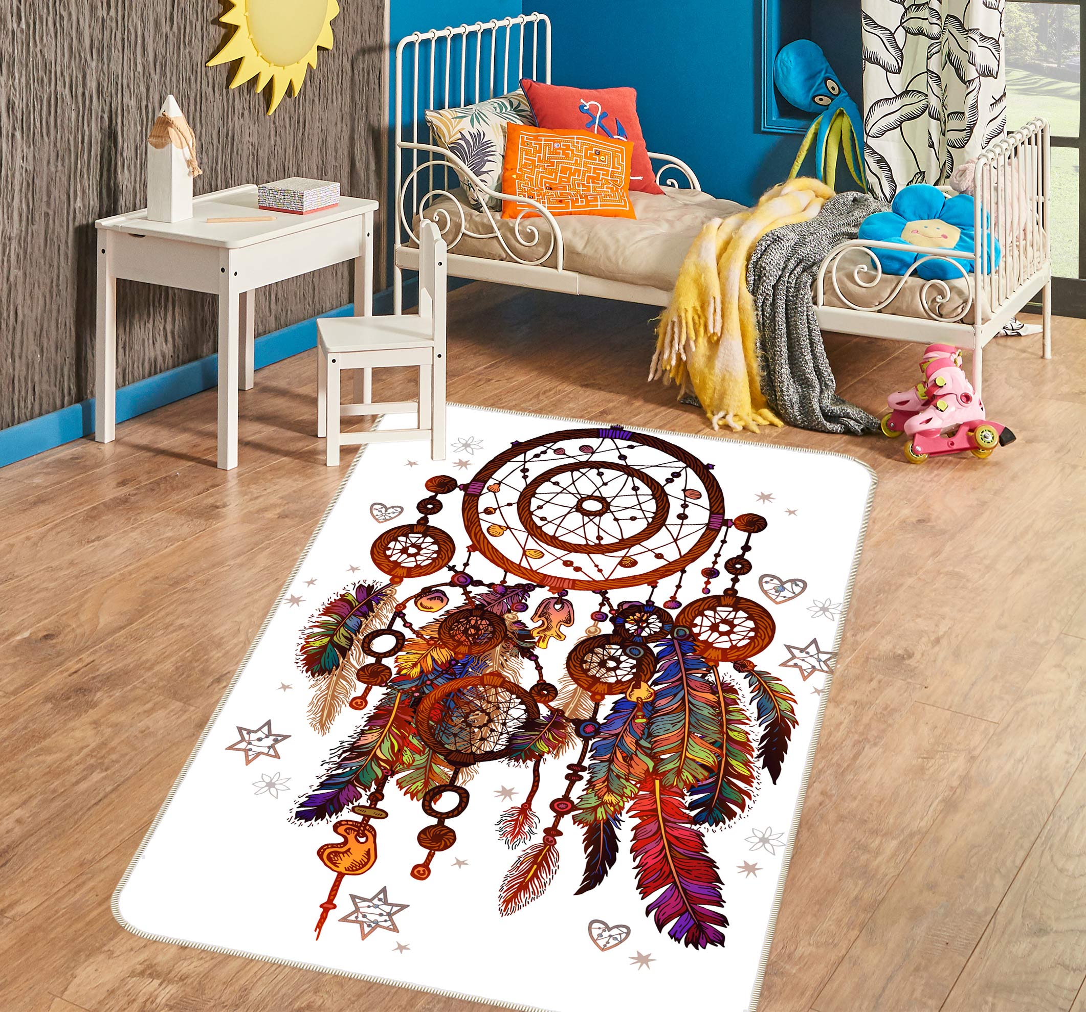 3D Dreamcatcher 37135 Non Slip Rug Mat