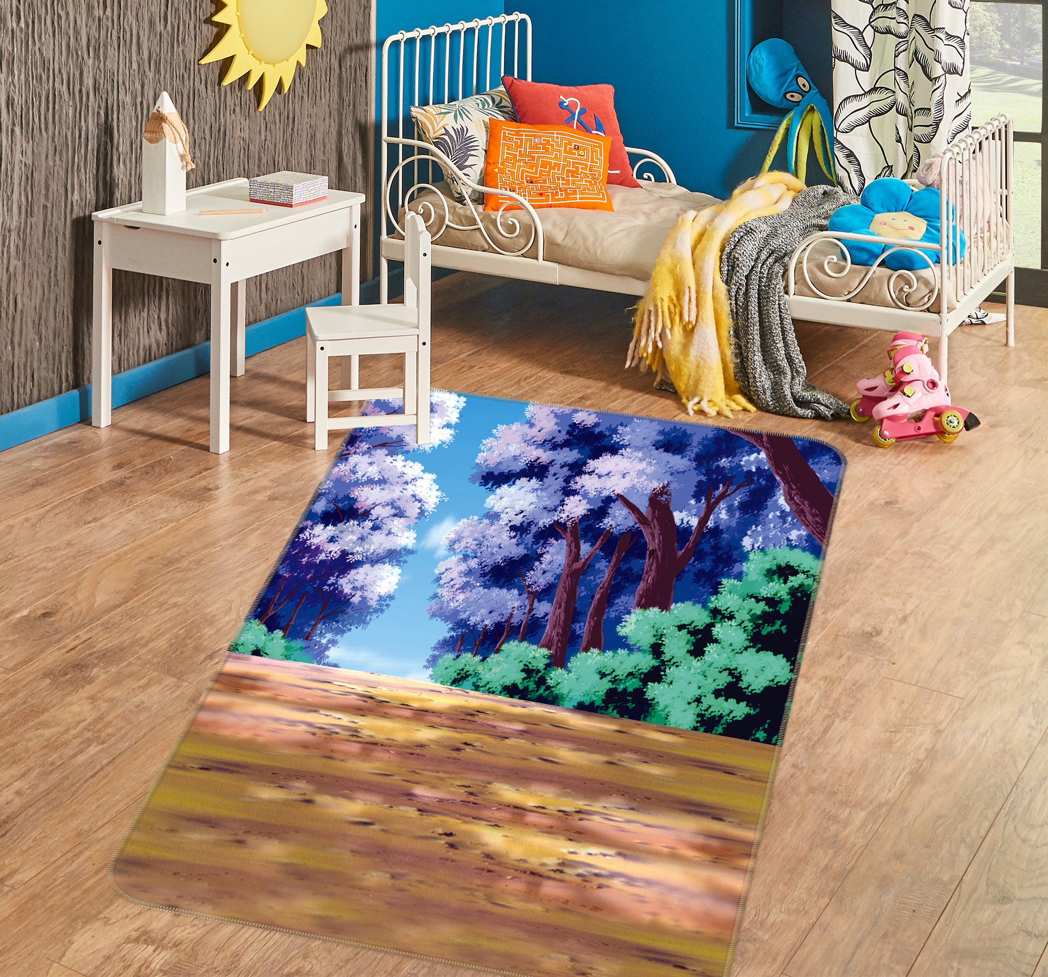 3D Trees 76068 Non Slip Rug Mat