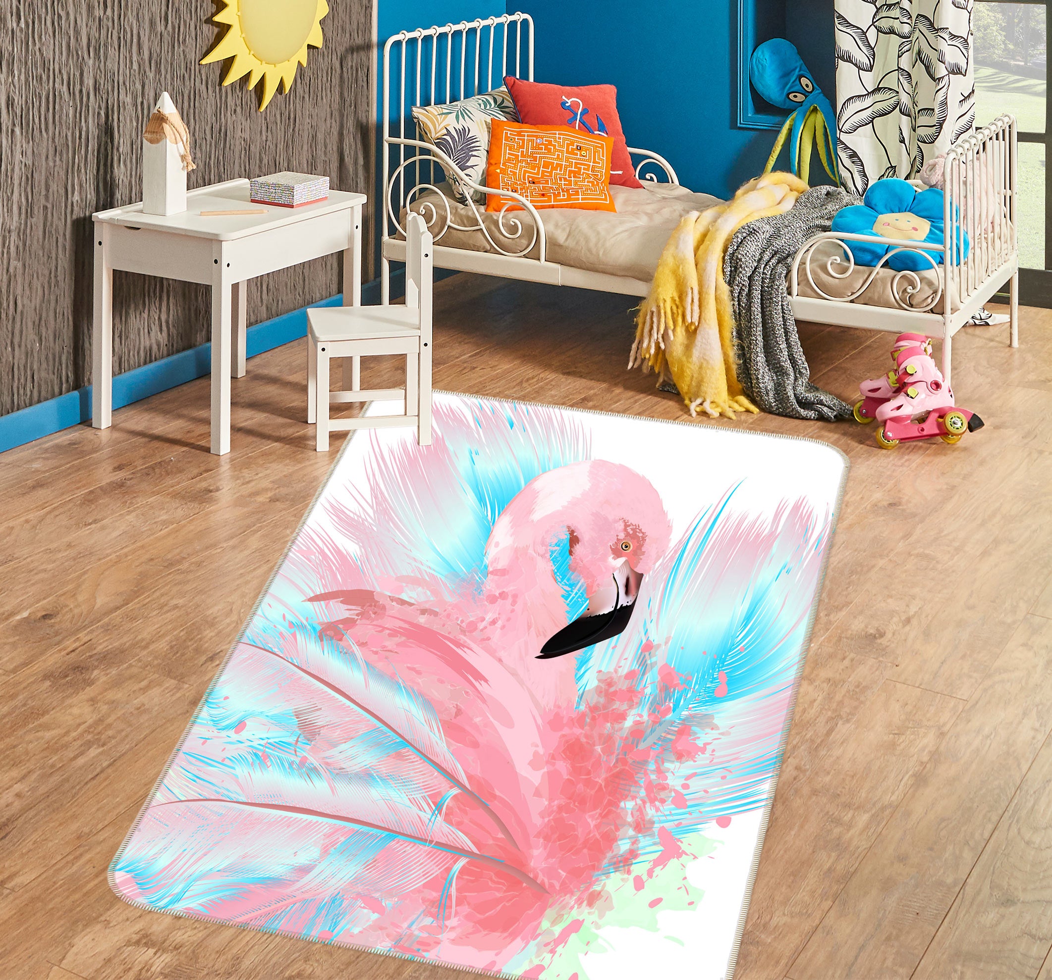 3D Flamingo 37143 Non Slip Rug Mat