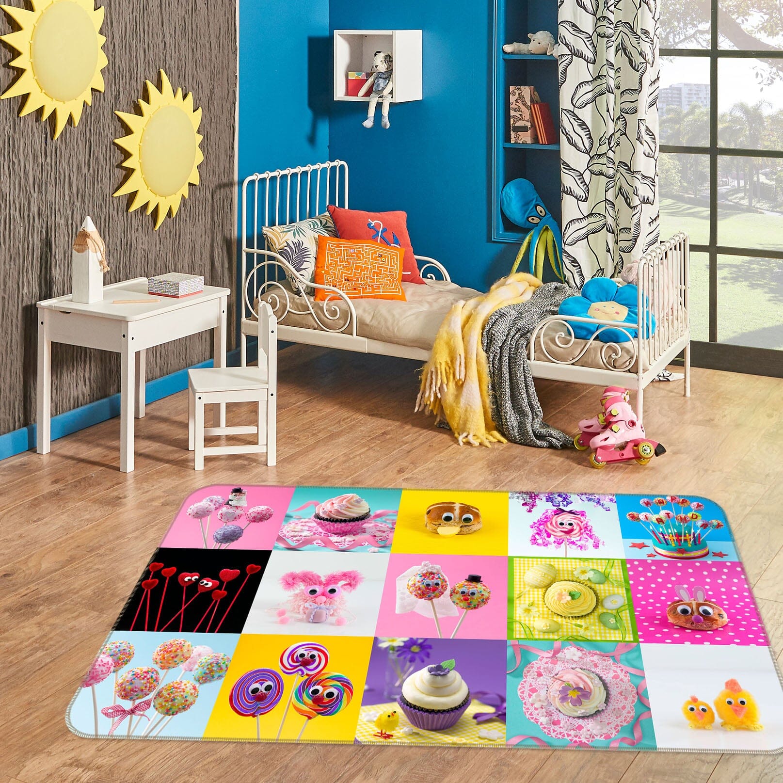 3D Color Food 3025 Assaf Frank Rug Non Slip Rug Mat Mat AJ Creativity Home