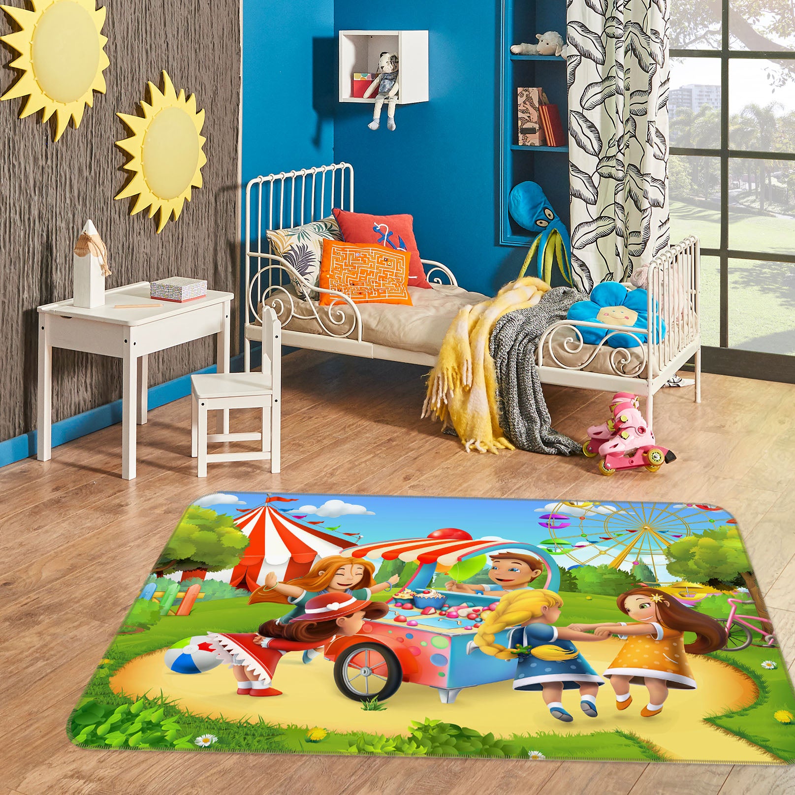 3D Child Playground 35230 Non Slip Rug Mat