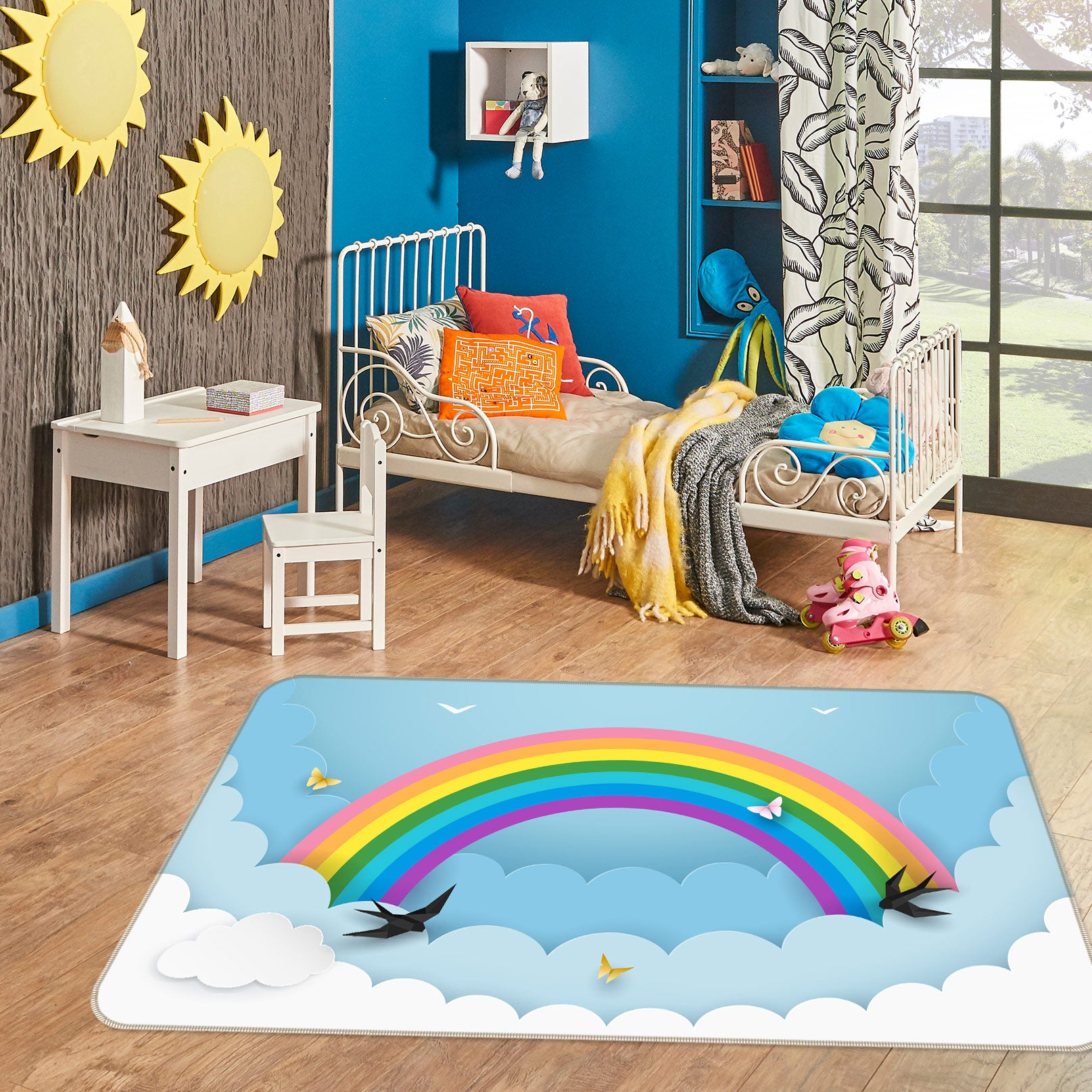 3D Rainbow 77193 Non Slip Rug Mat
