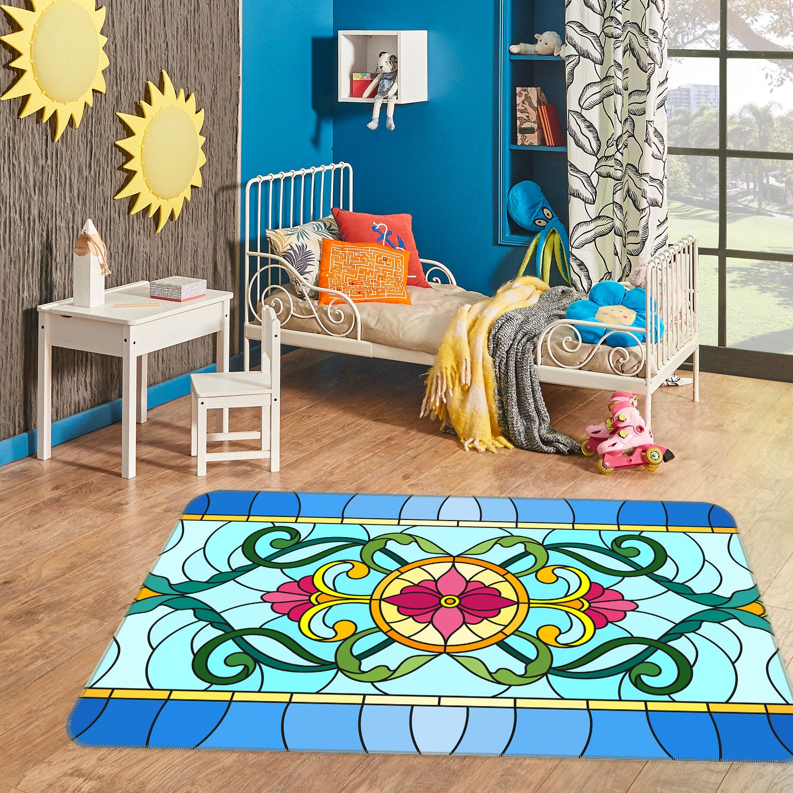 3D Pattern 33028 Non Slip Rug Mat