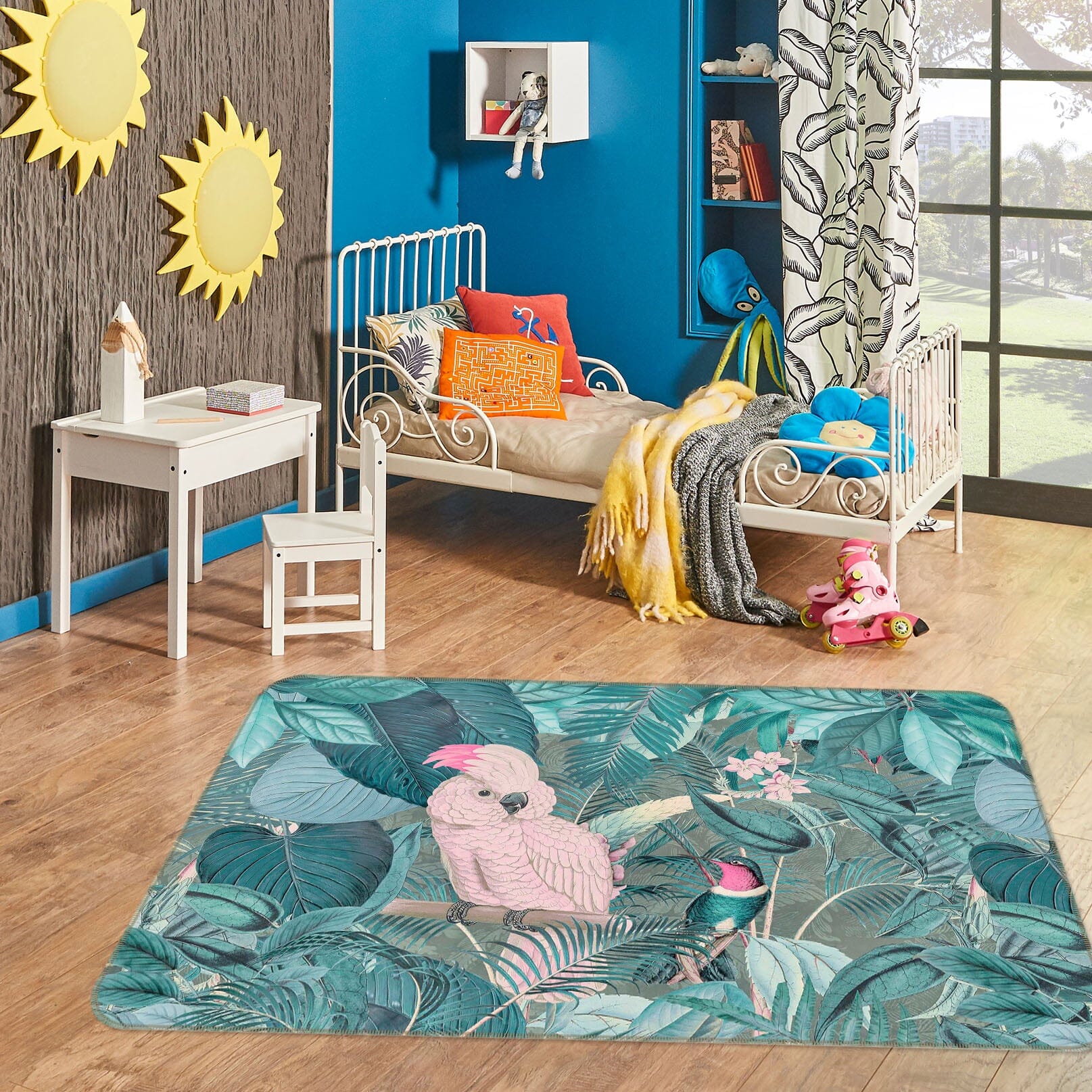 3D Jungle Friends 1027 Andrea haase Rug Non Slip Rug Mat Mat AJ Creativity Home