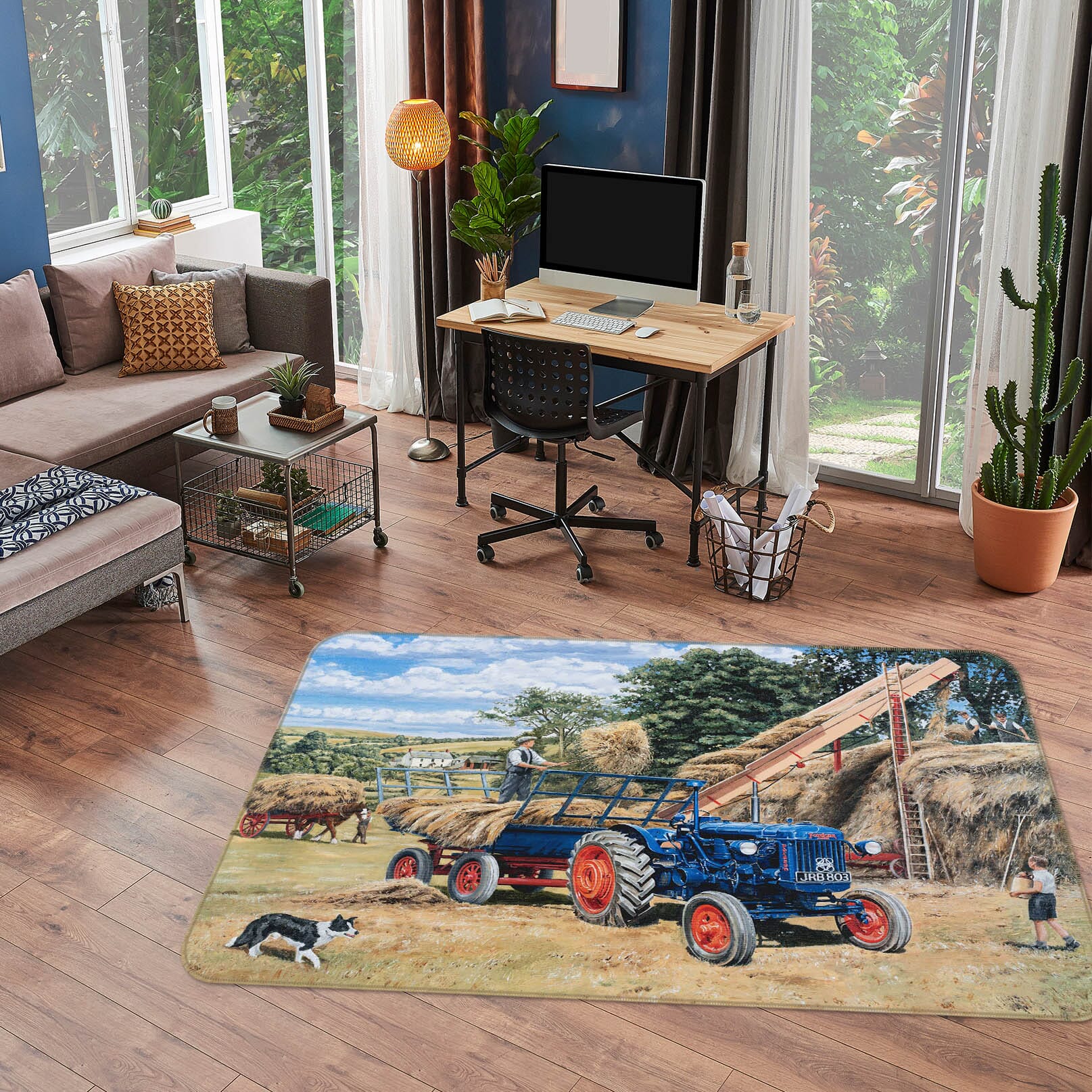 3D Pickup Trucks 1060 Trevor Mitchell Rug Non Slip Rug Mat Mat AJ Creativity Home