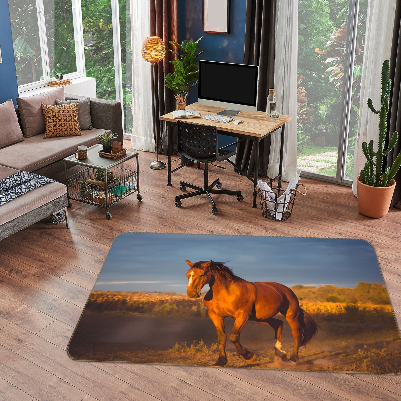 3D Horse 38108 Animal Non Slip Rug Mat