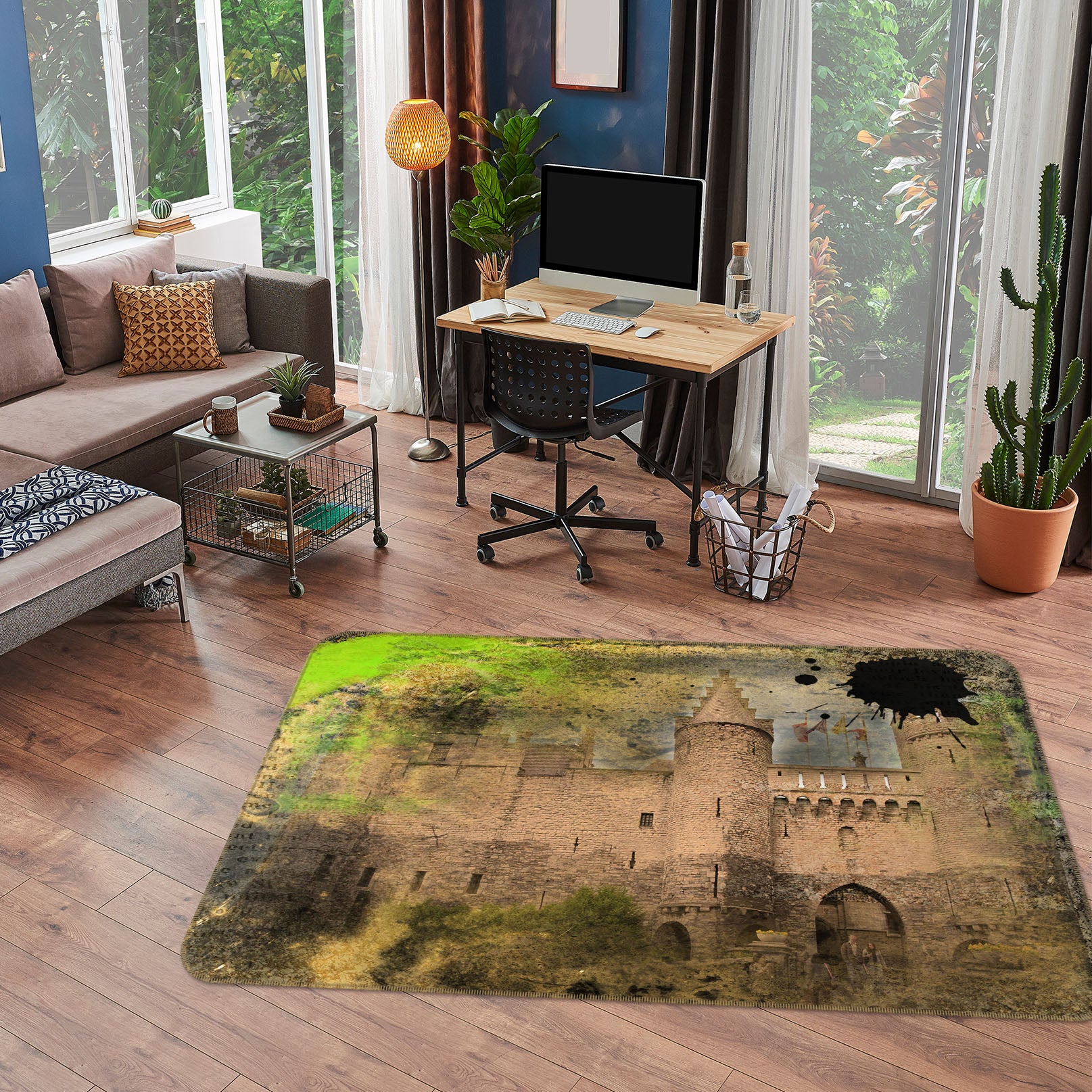 3D Castle 32011 Non Slip Rug Mat