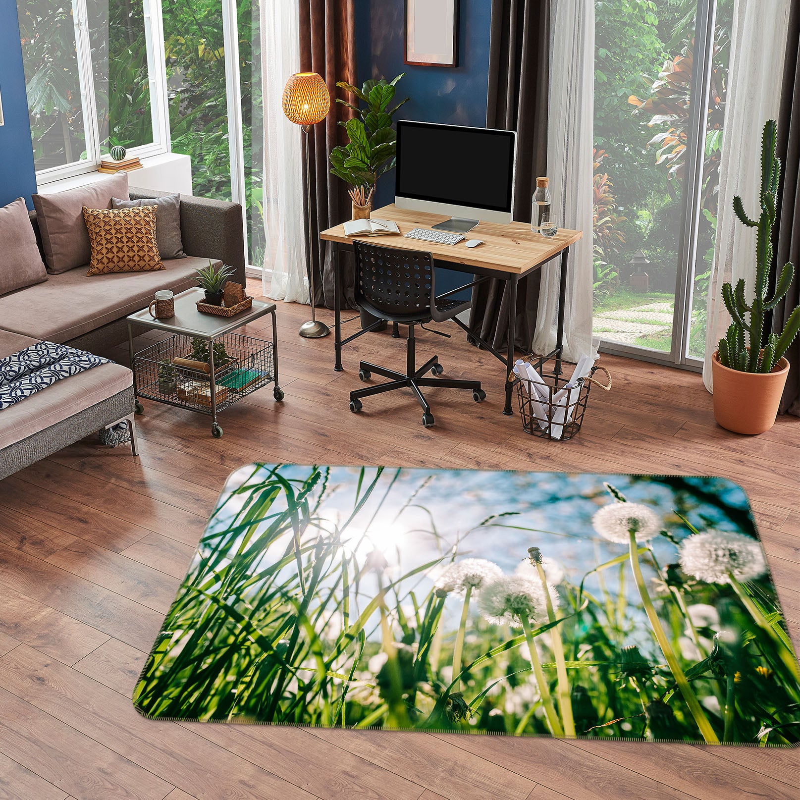 3D Dandelion 29150 Non Slip Rug Mat