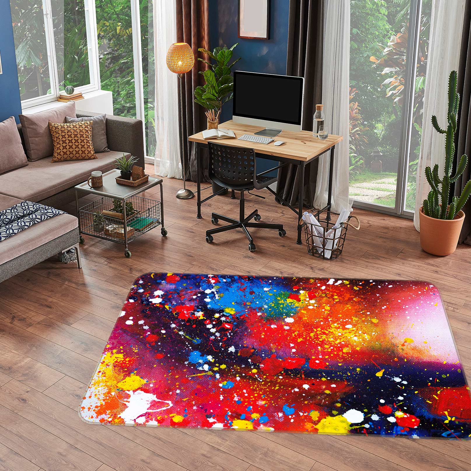 3D Colorful 30035 Non Slip Rug Mat