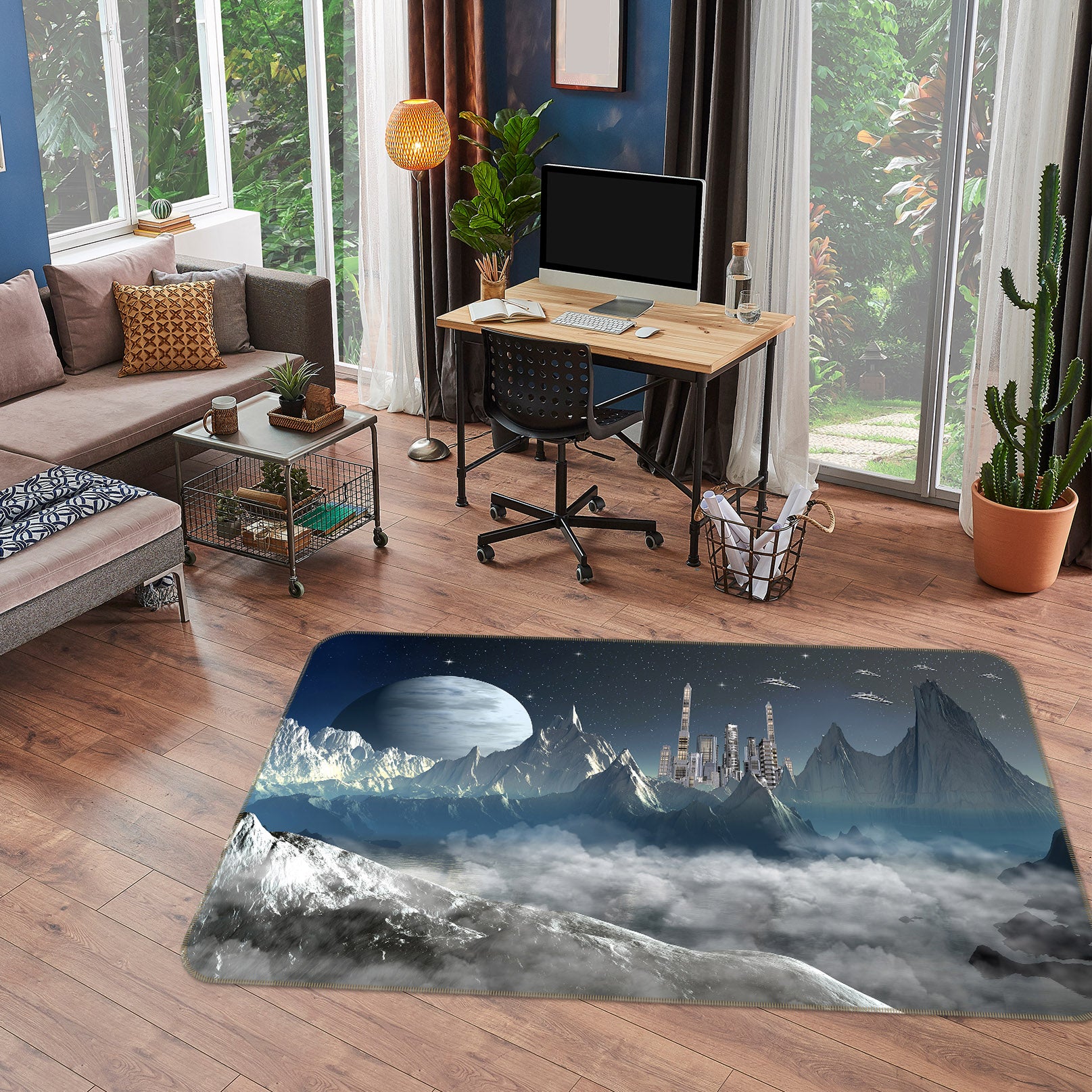 3D Planet 34197 Non Slip Rug Mat