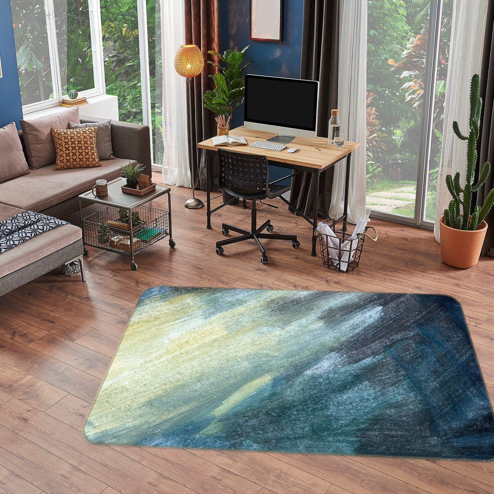 3D Texture 30028 Non Slip Rug Mat