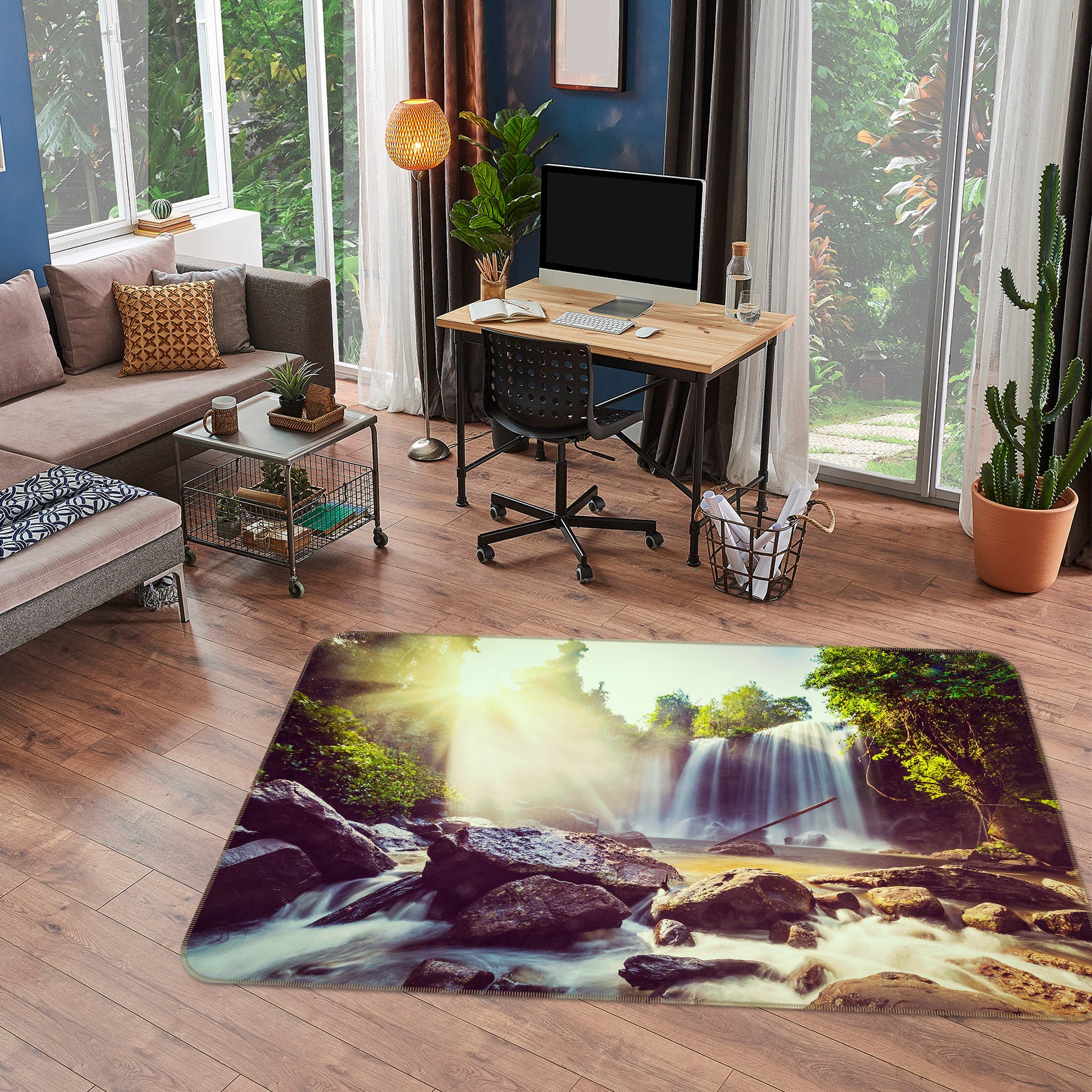 3D Waterfall 30119 Non Slip Rug Mat