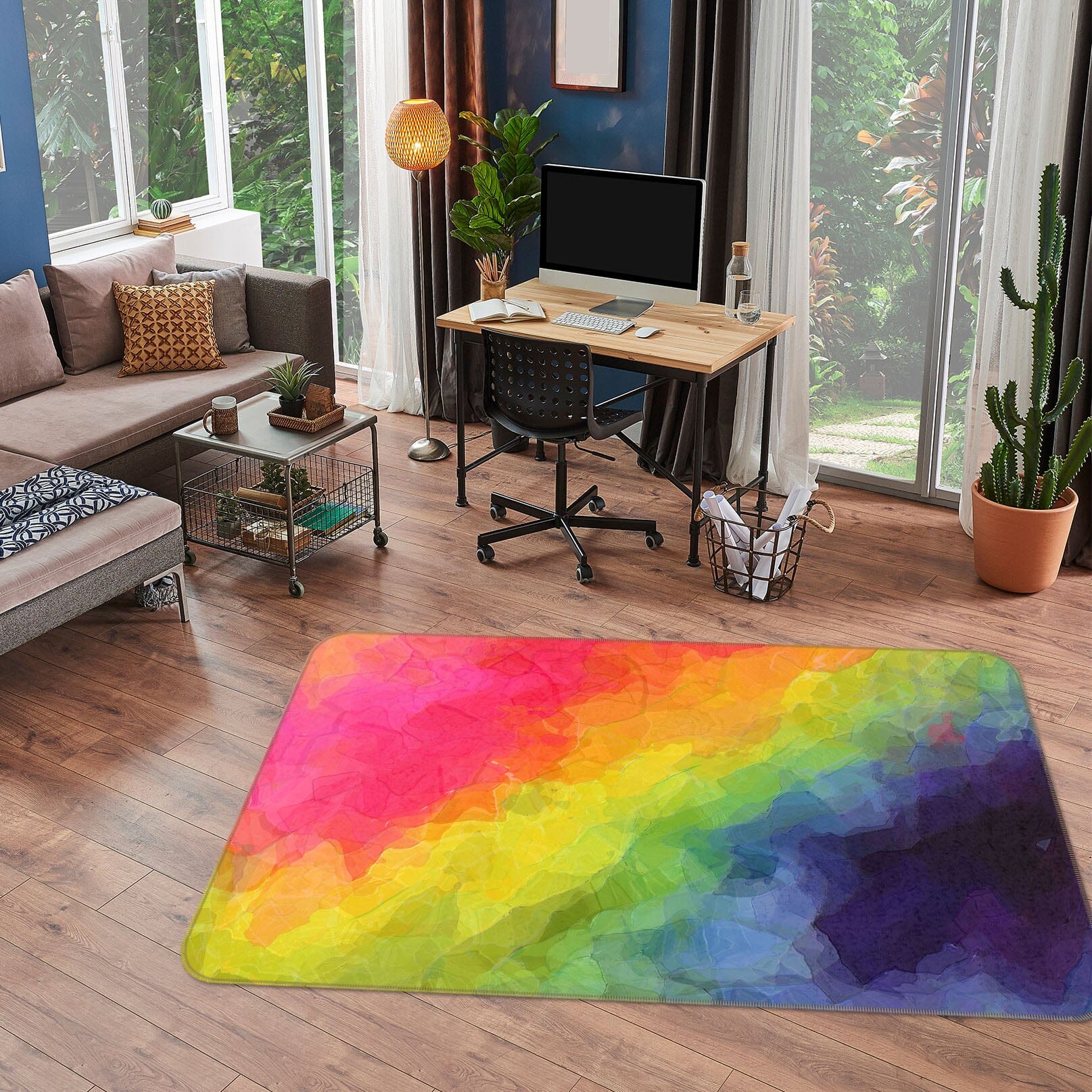 3D Rich Color 1004 Shandra Smith Rug Non Slip Rug Mat Mat AJ Creativity Home