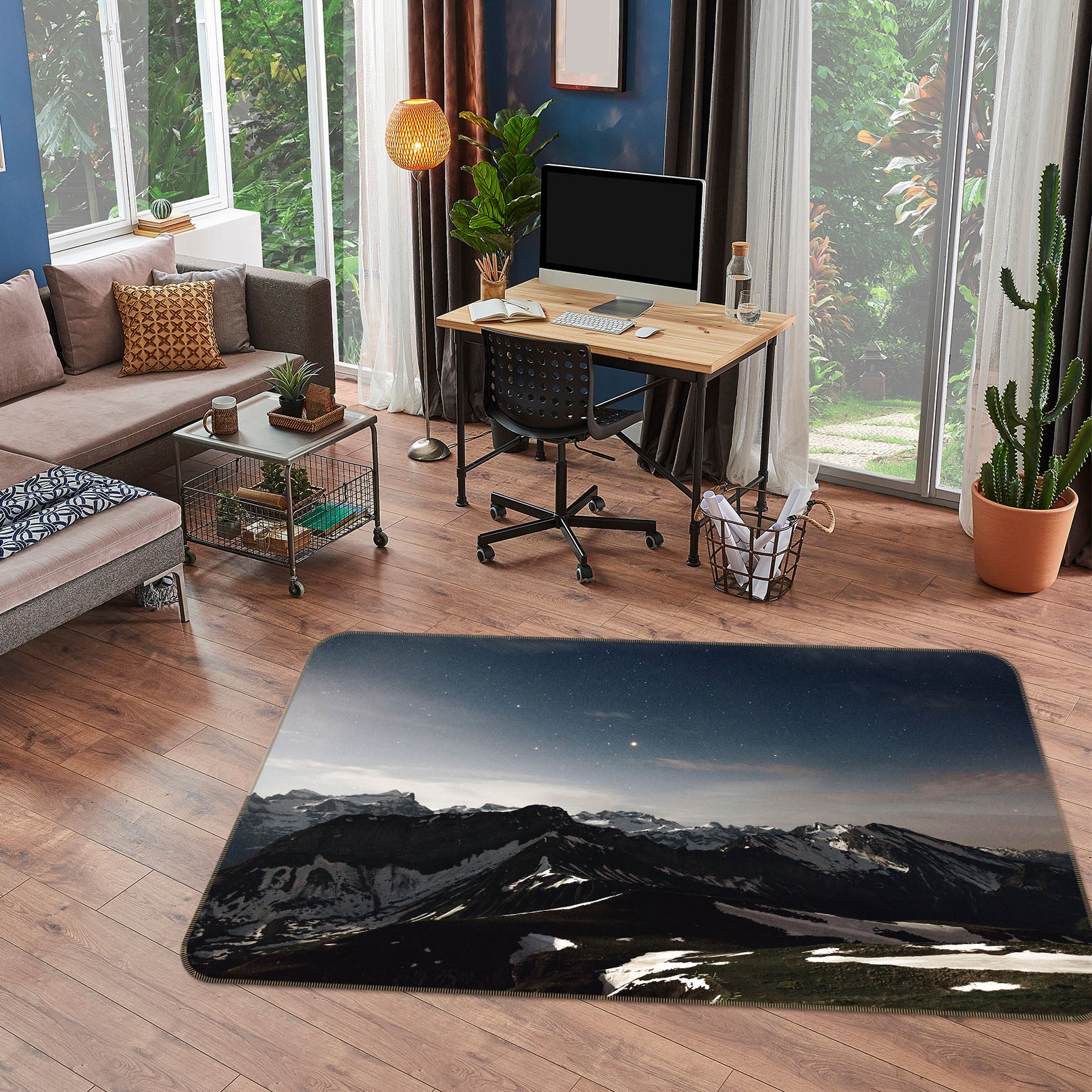 3D Mountain 35192 Non Slip Rug Mat